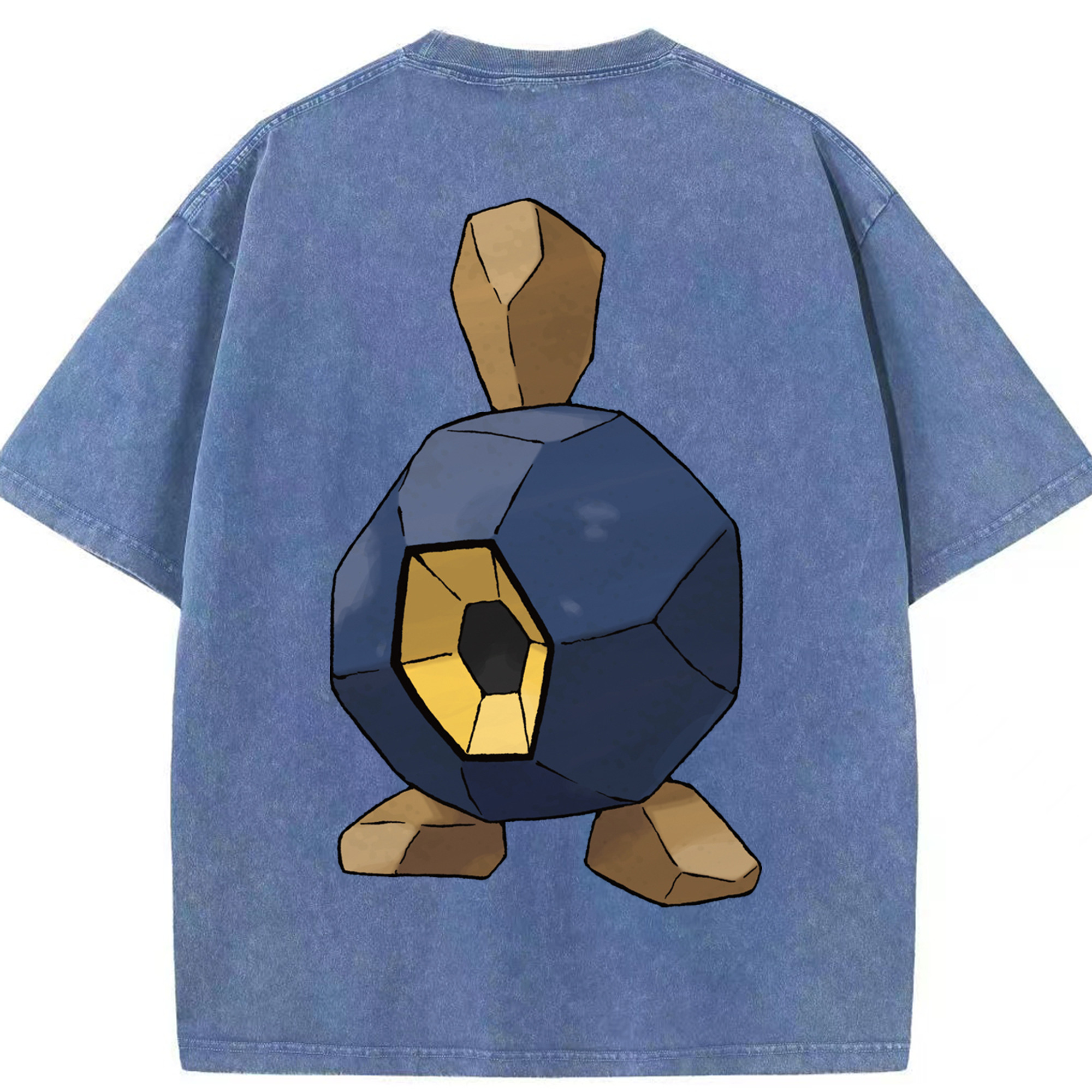 （画像用） ポケットモンスター Pokémon 綿100% ヴィンテージ風 半袖Tシャツ（背面プリント）