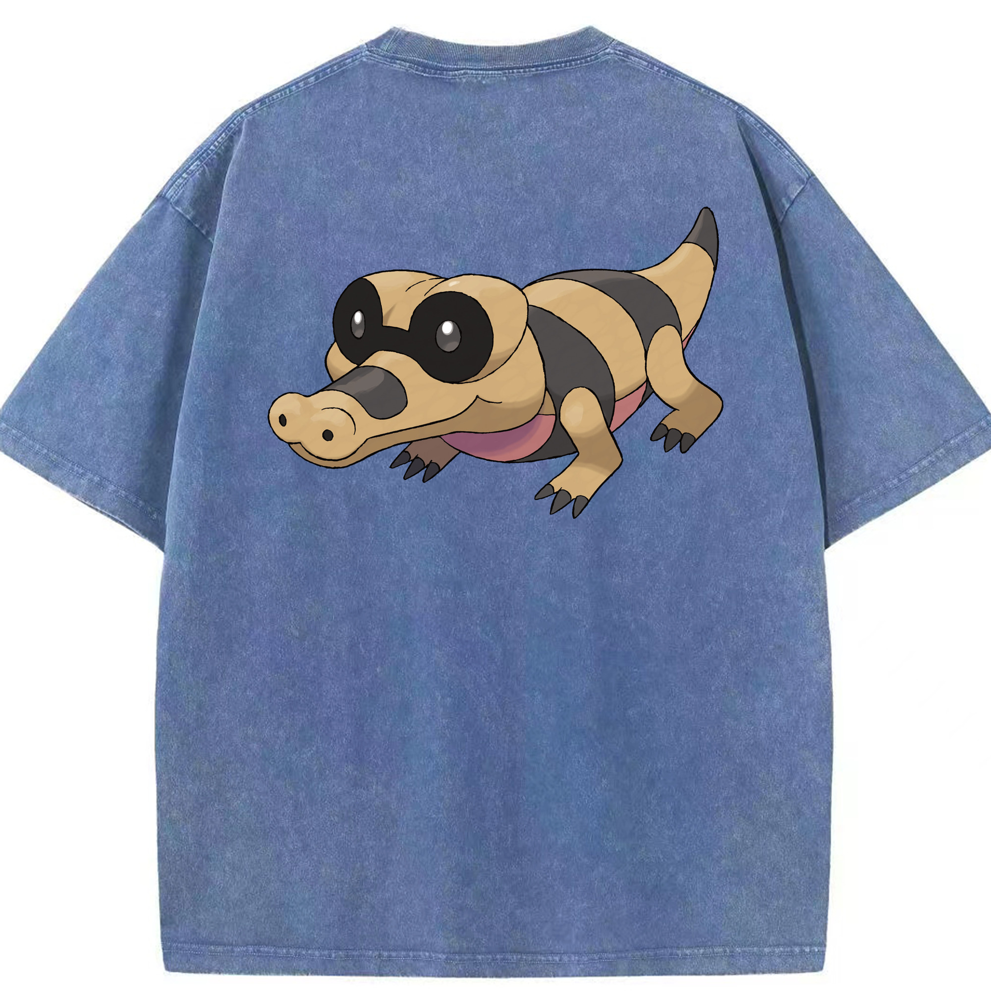 （画像用） ポケットモンスター Pokémon 綿100% ヴィンテージ風 半袖Tシャツ（背面プリント）