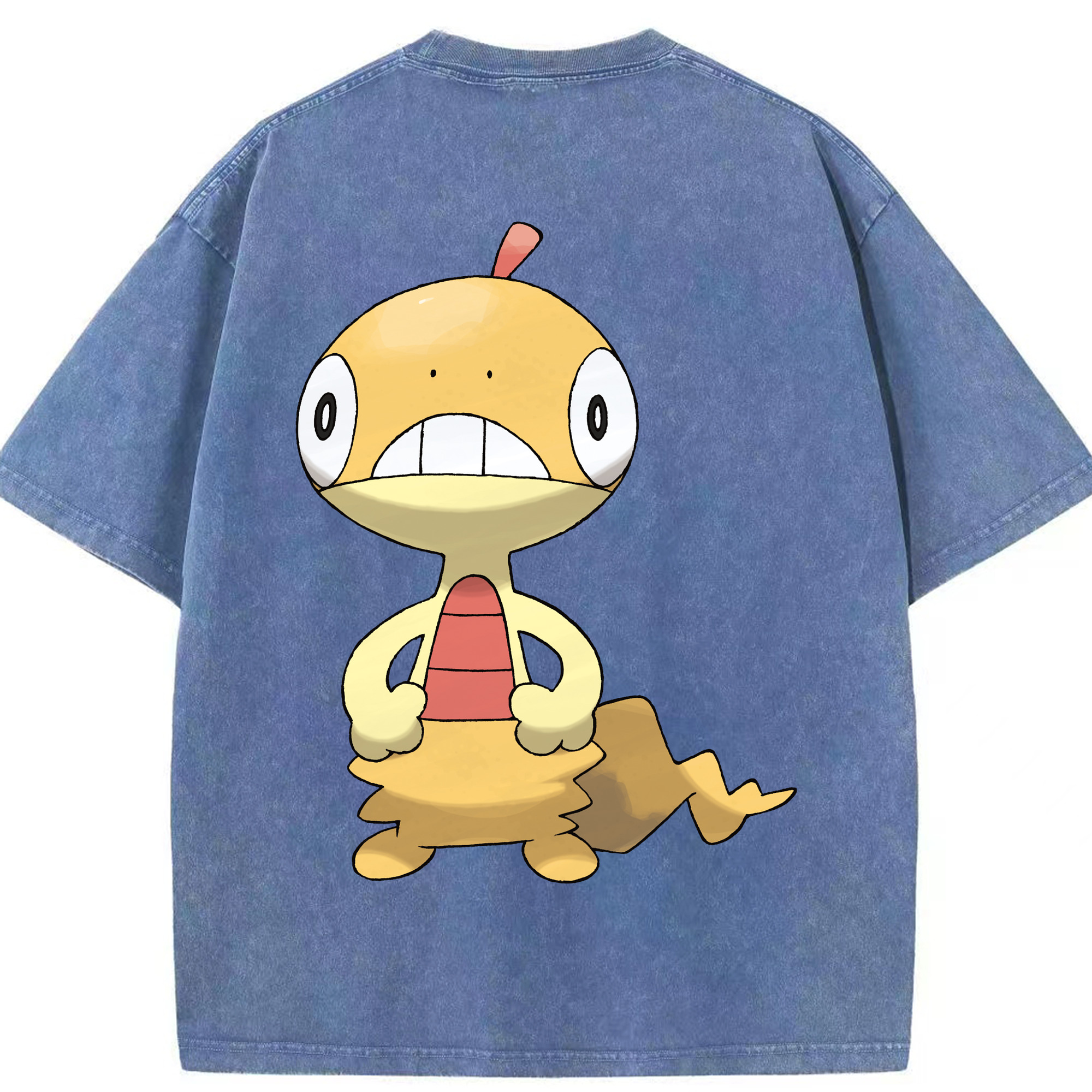 （画像用） ポケットモンスター Pokémon 綿100% ヴィンテージ風 半袖Tシャツ（背面プリント）