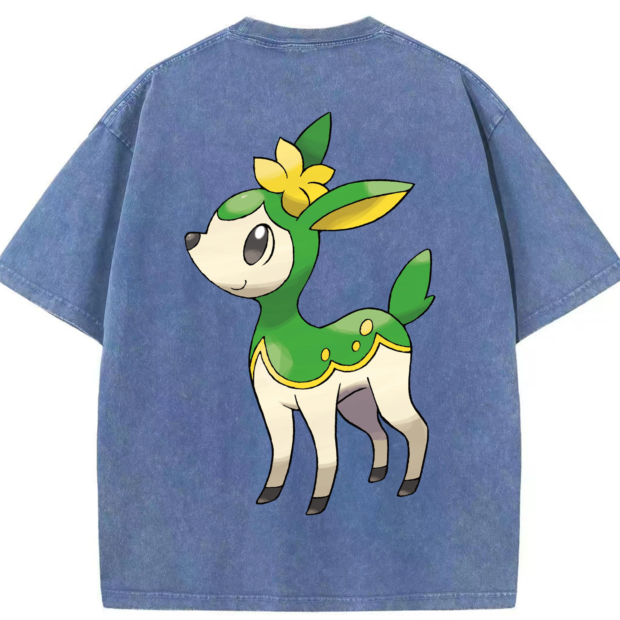 （画像用） ポケットモンスター Pokémon 綿100% ヴィンテージ風 半袖Tシャツ（背面プリント）
