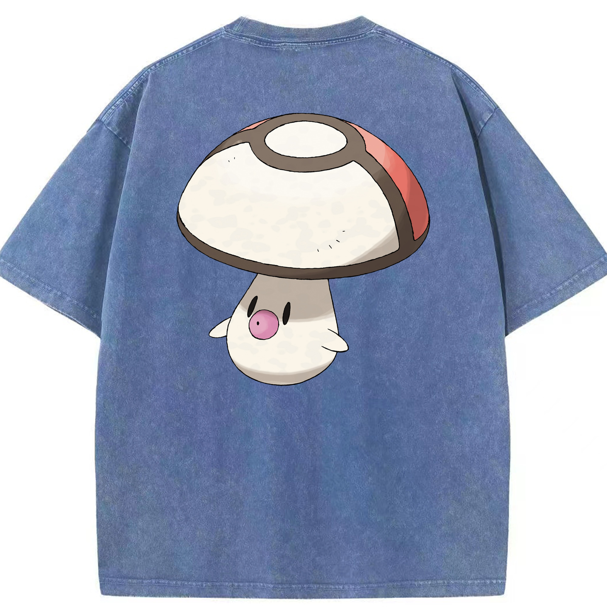 （画像用） ポケットモンスター Pokémon 綿100% ヴィンテージ風 半袖Tシャツ（背面プリント）