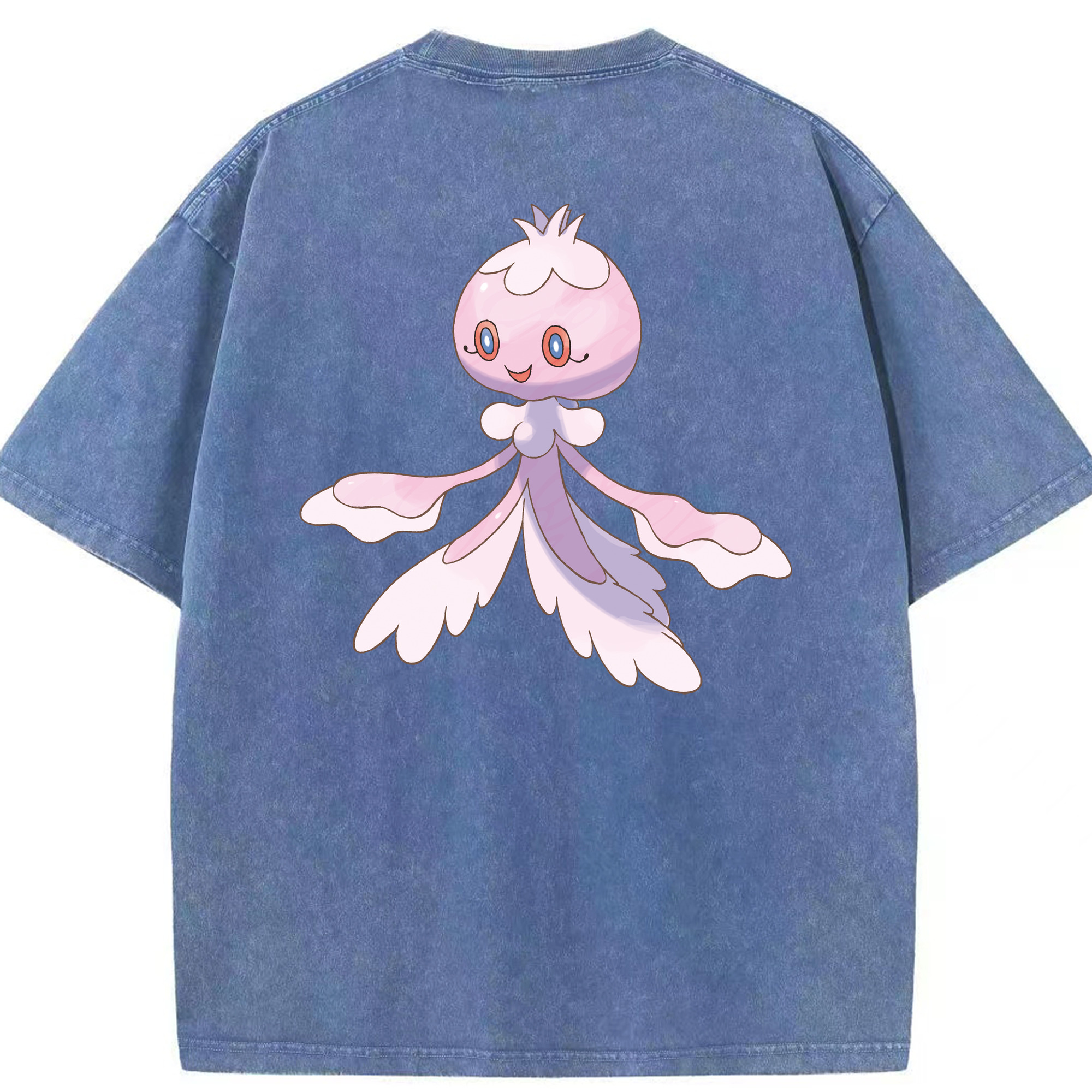 （画像用） ポケットモンスター Pokémon 綿100% ヴィンテージ風 半袖Tシャツ（背面プリント）