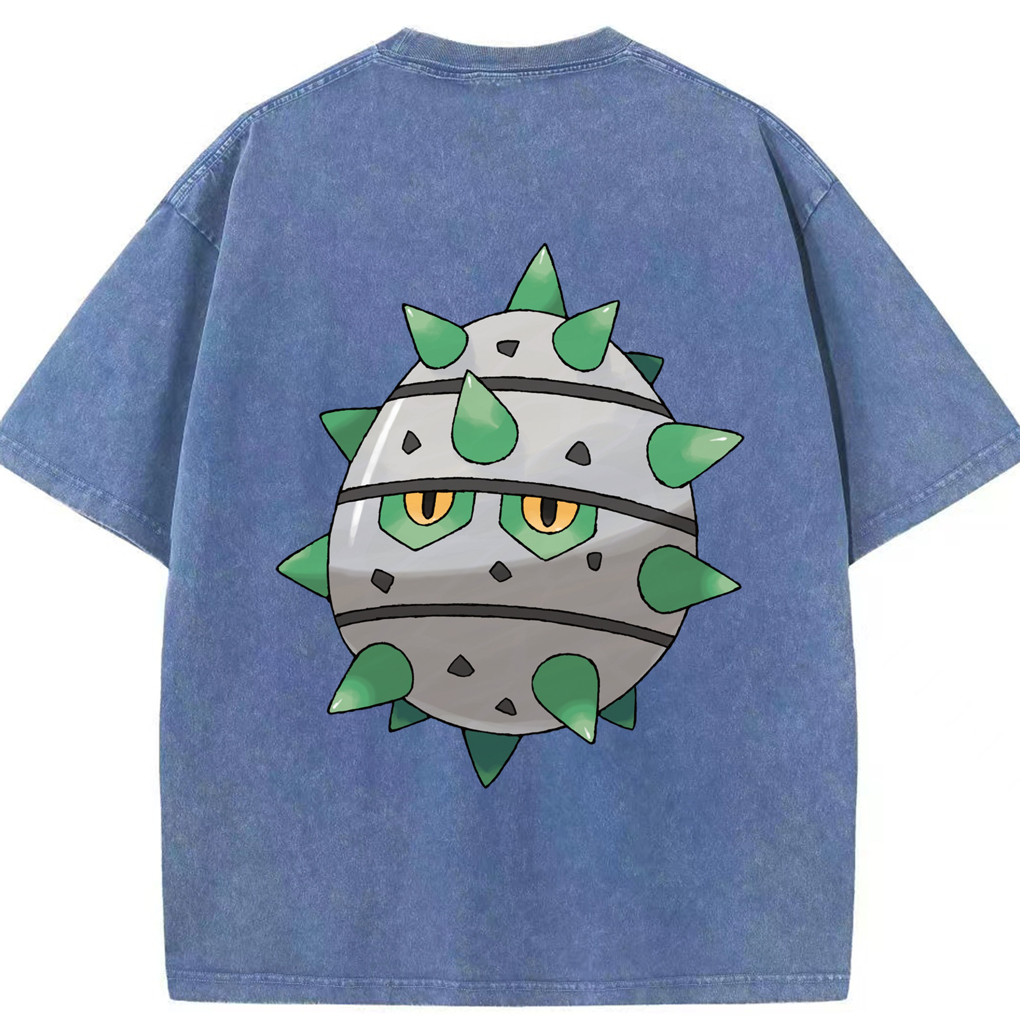 （画像用） ポケットモンスター Pokémon 綿100% ヴィンテージ風 半袖Tシャツ（背面プリント）