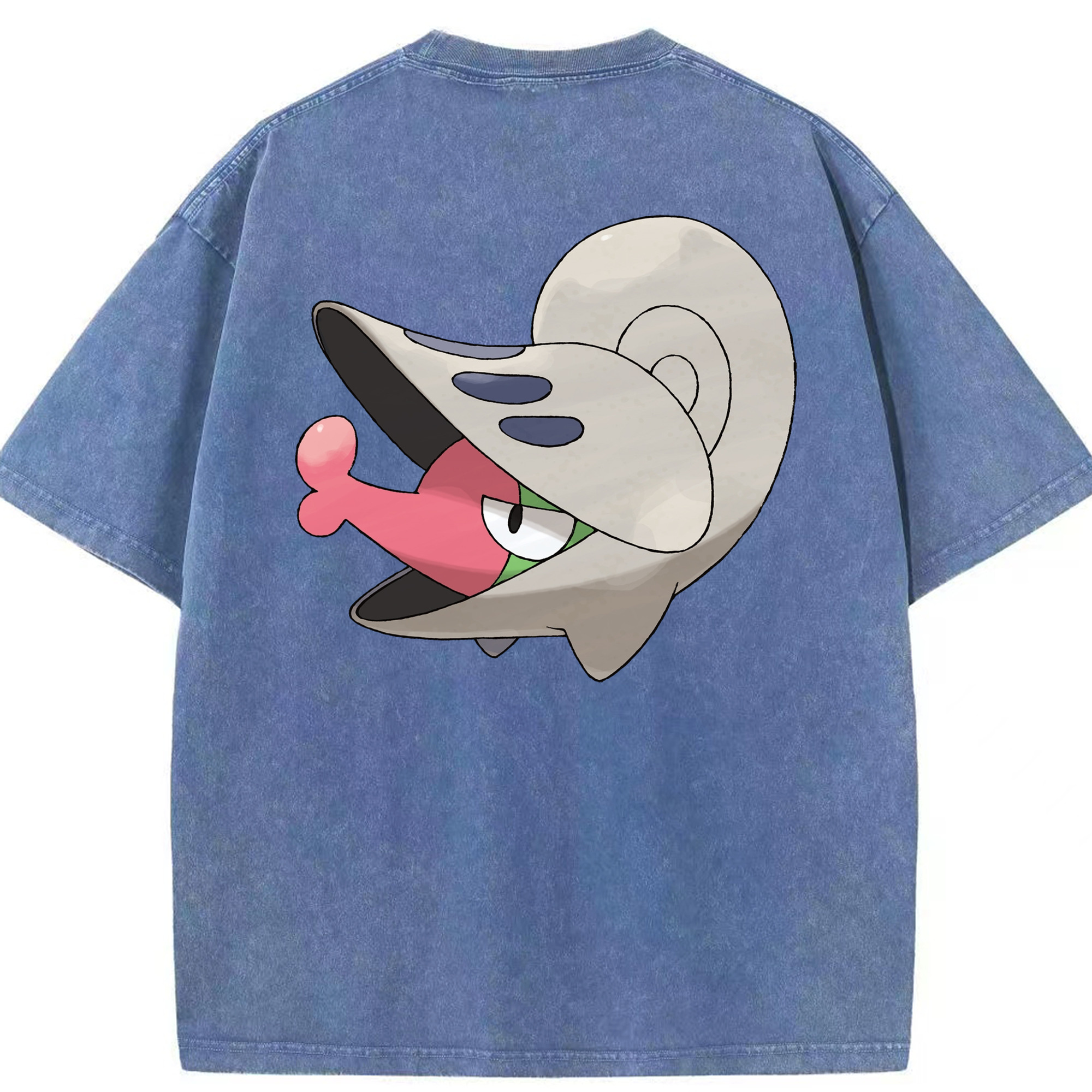 （画像用） ポケットモンスター Pokémon 綿100% ヴィンテージ風 半袖Tシャツ（背面プリント）