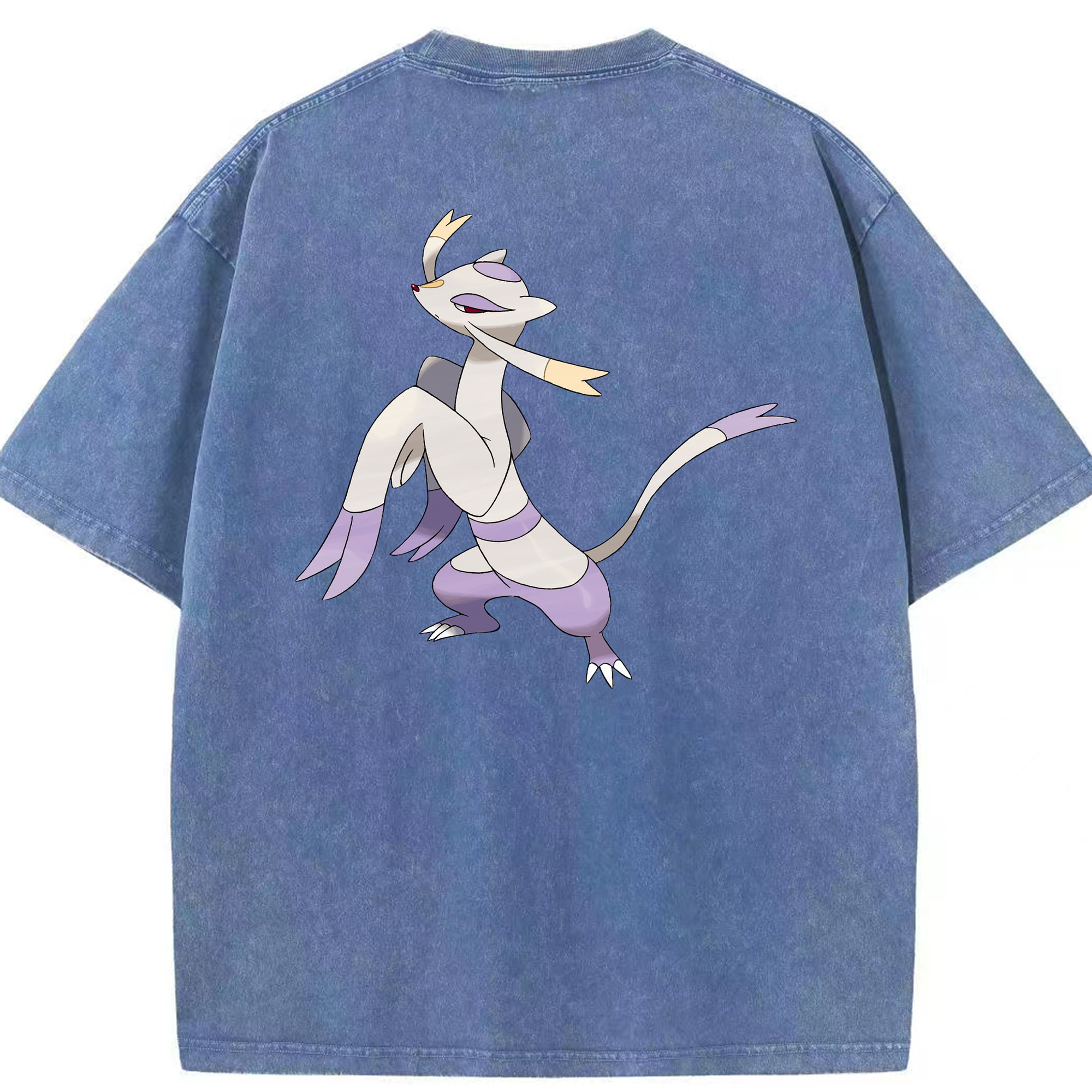 （画像用） ポケットモンスター Pokémon 綿100% ヴィンテージ風 半袖Tシャツ（背面プリント）