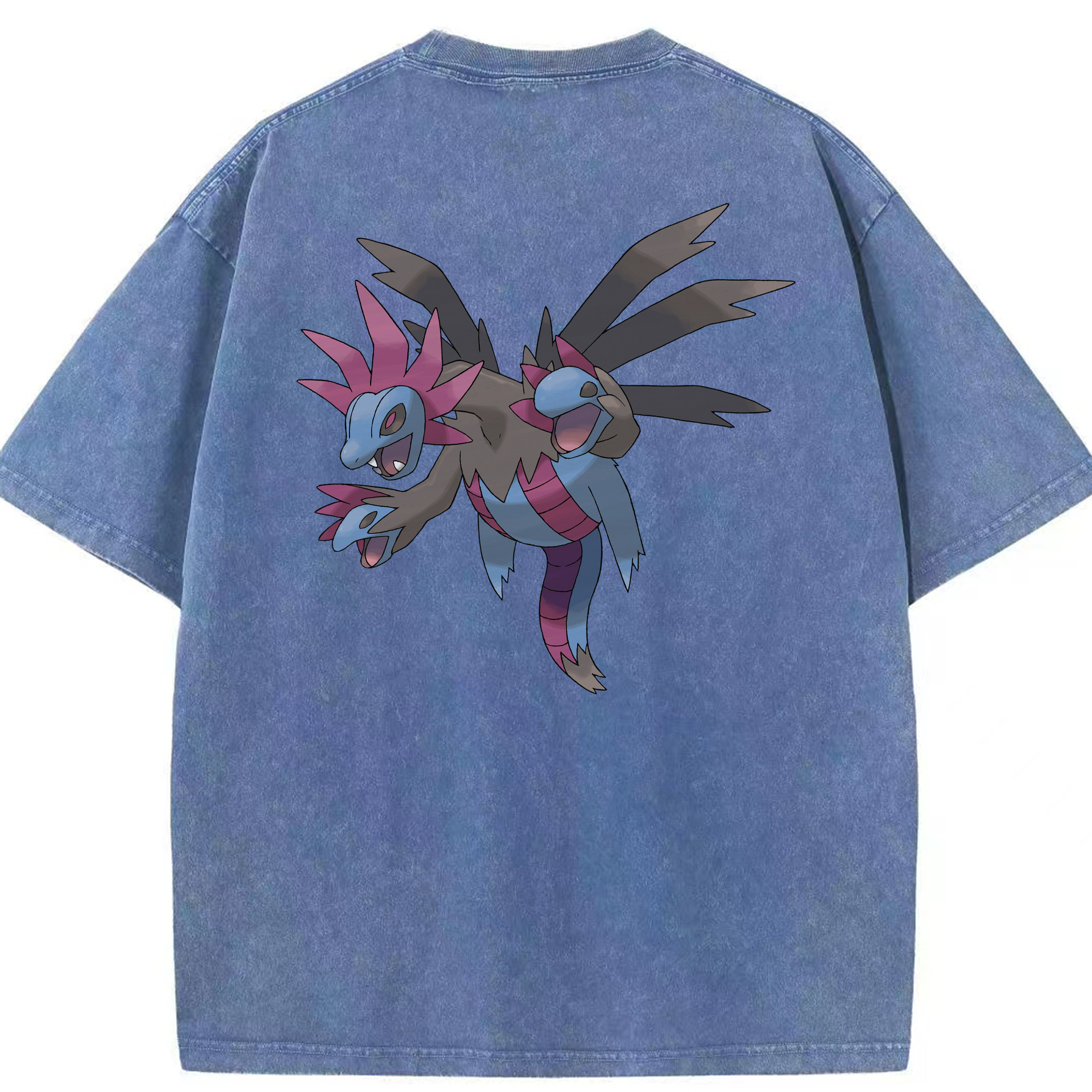 （画像用） ポケットモンスター Pokémon 綿100% ヴィンテージ風 半袖Tシャツ（背面プリント）