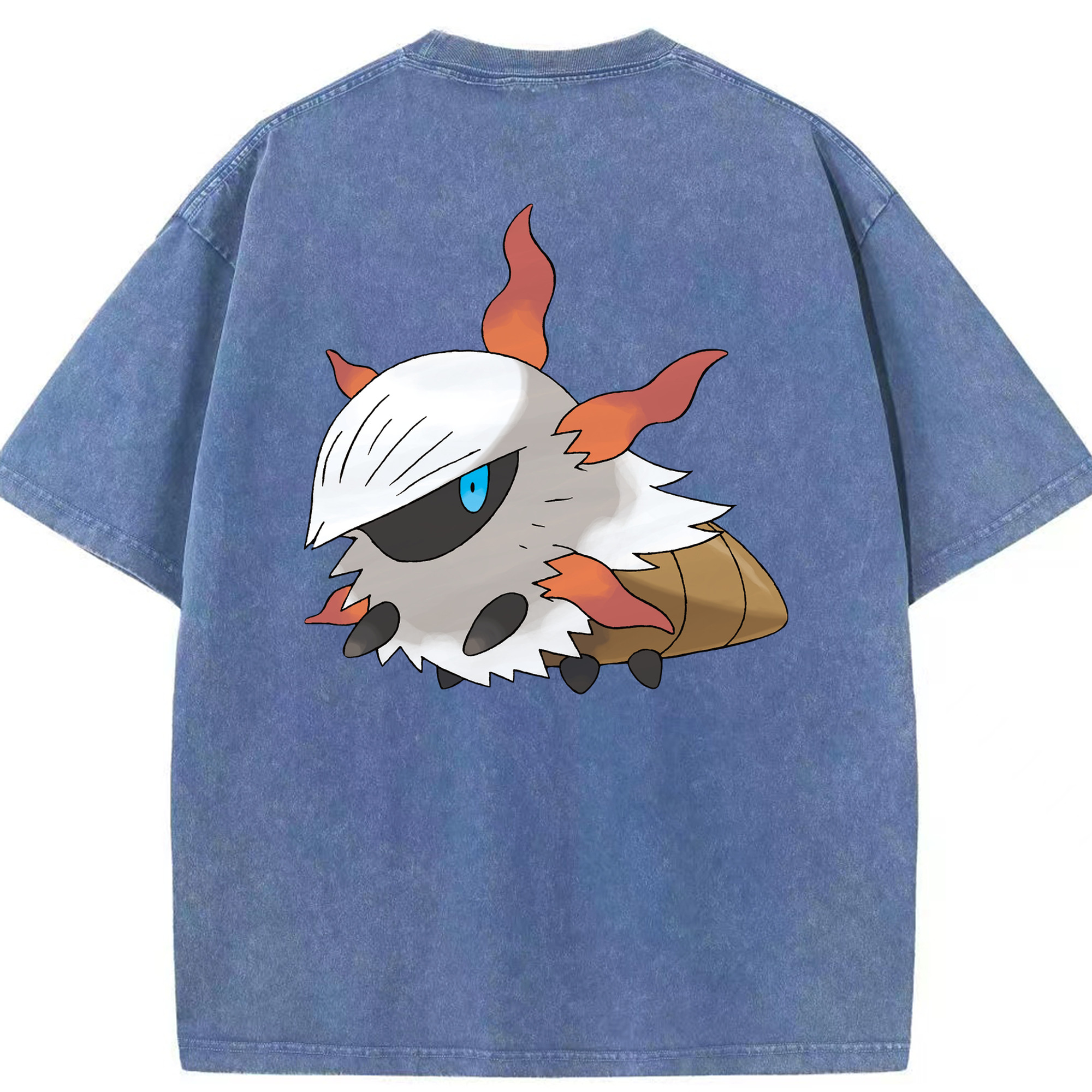 （画像用） ポケットモンスター Pokémon 綿100% ヴィンテージ風 半袖Tシャツ（背面プリント）