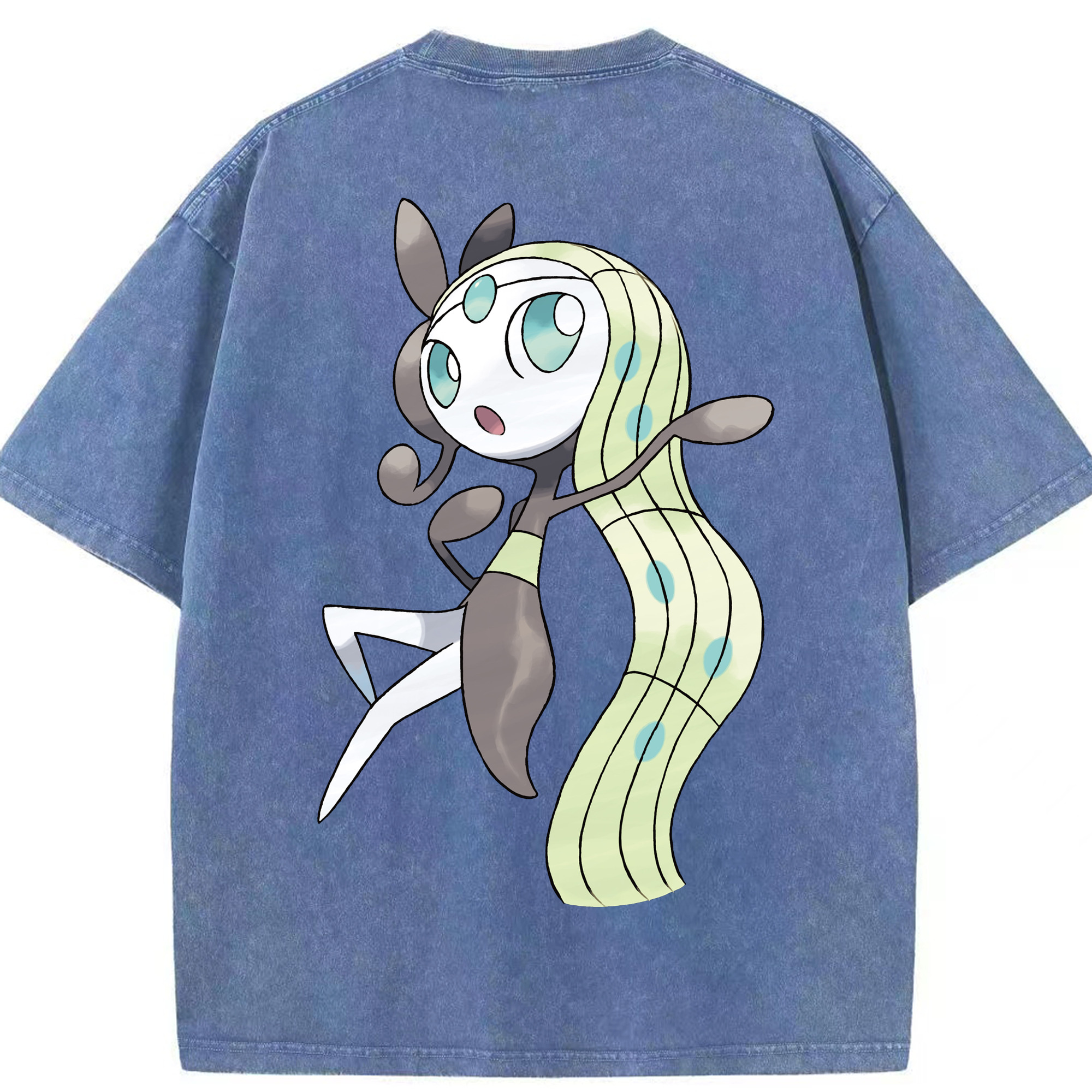 （画像用） ポケットモンスター Pokémon 綿100% ヴィンテージ風 半袖Tシャツ（背面プリント）