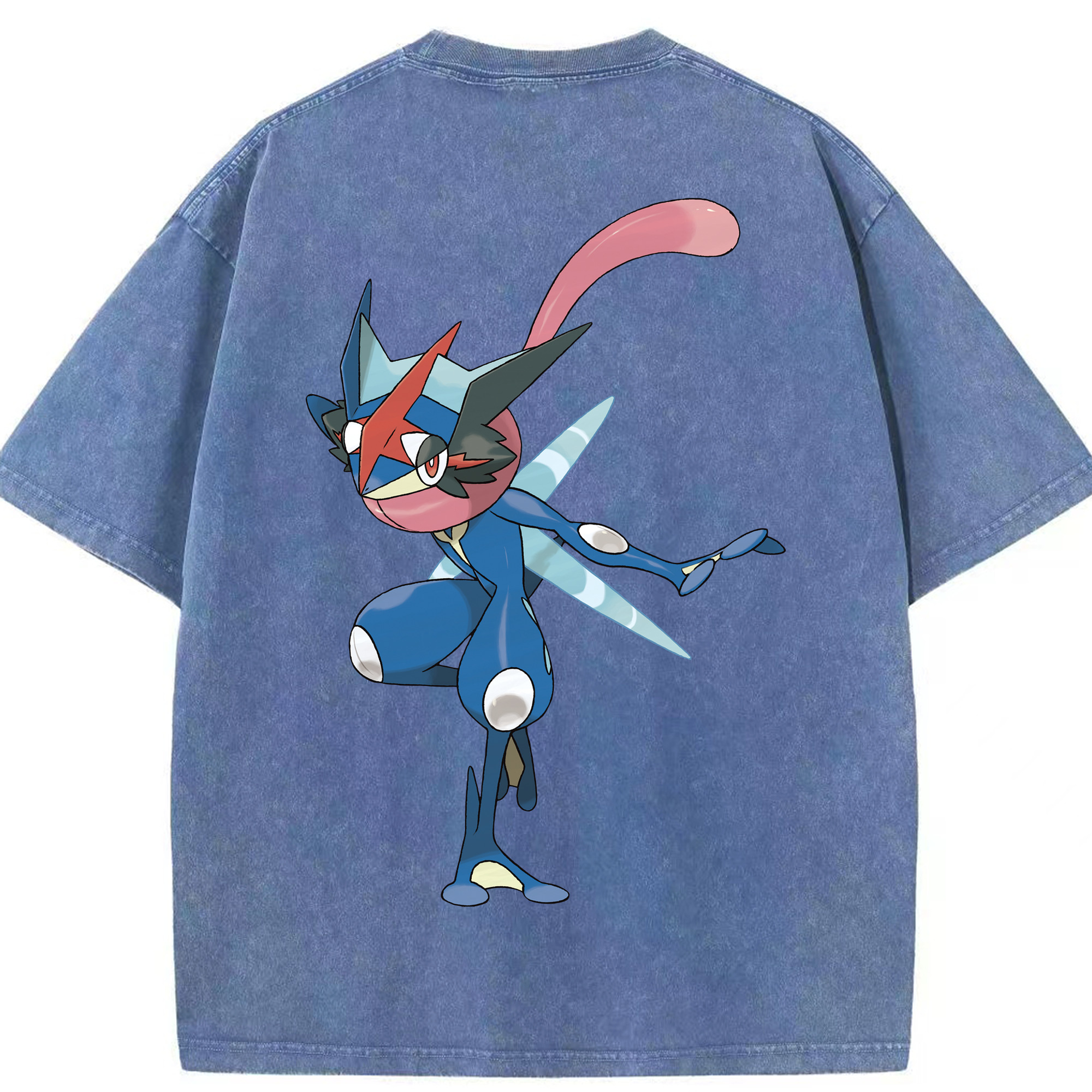 （画像用） ポケットモンスター Pokémon 綿100% ヴィンテージ風 半袖Tシャツ（背面プリント）