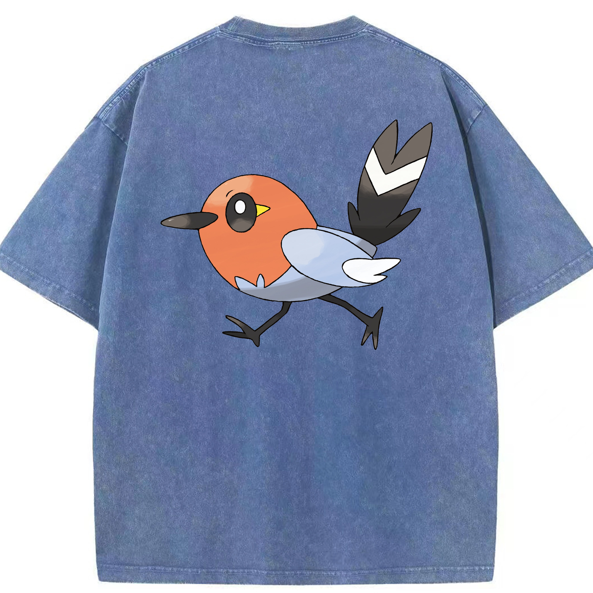 （画像用） ポケットモンスター Pokémon 綿100% ヴィンテージ風 半袖Tシャツ（背面プリント）