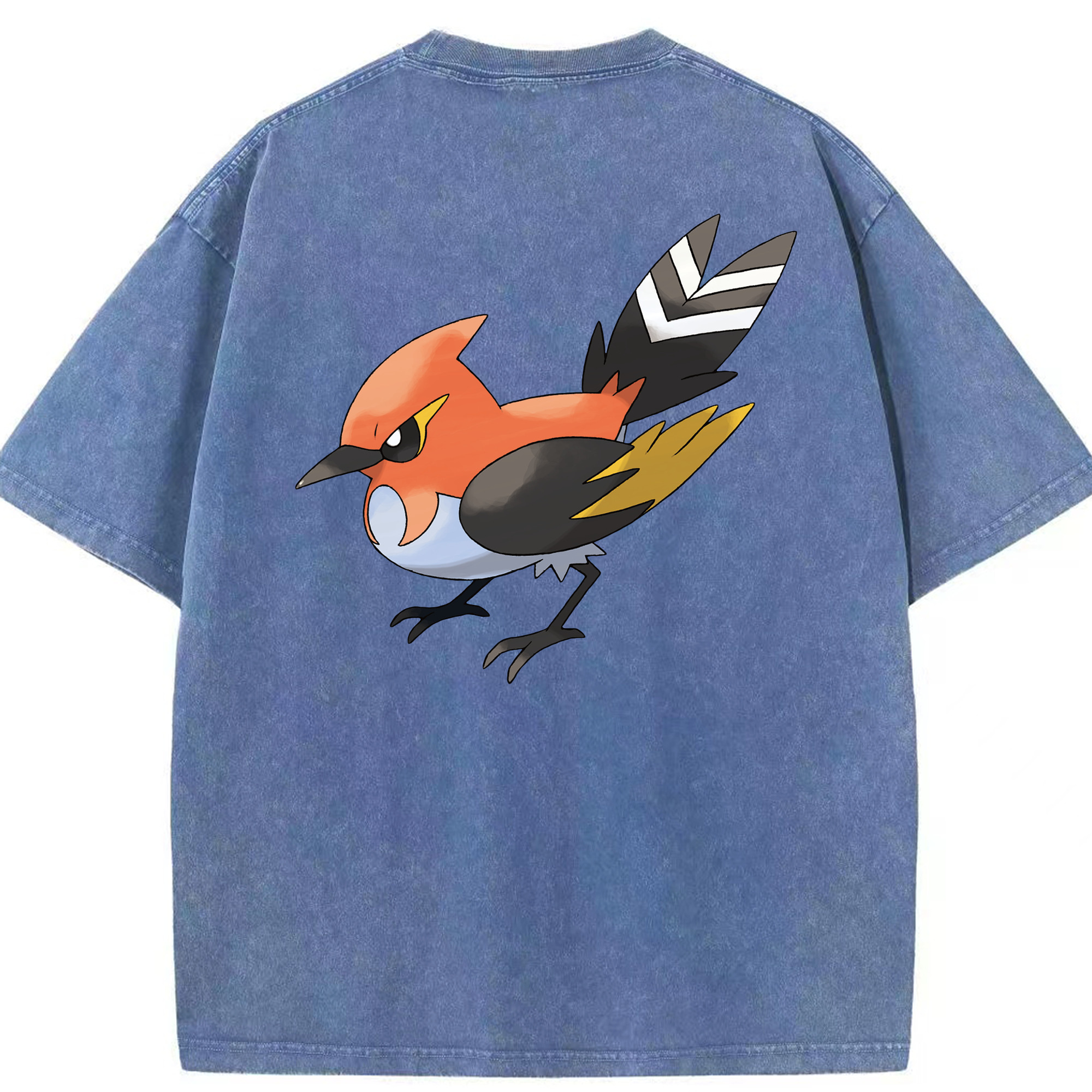 （画像用） ポケットモンスター Pokémon 綿100% ヴィンテージ風 半袖Tシャツ（背面プリント）