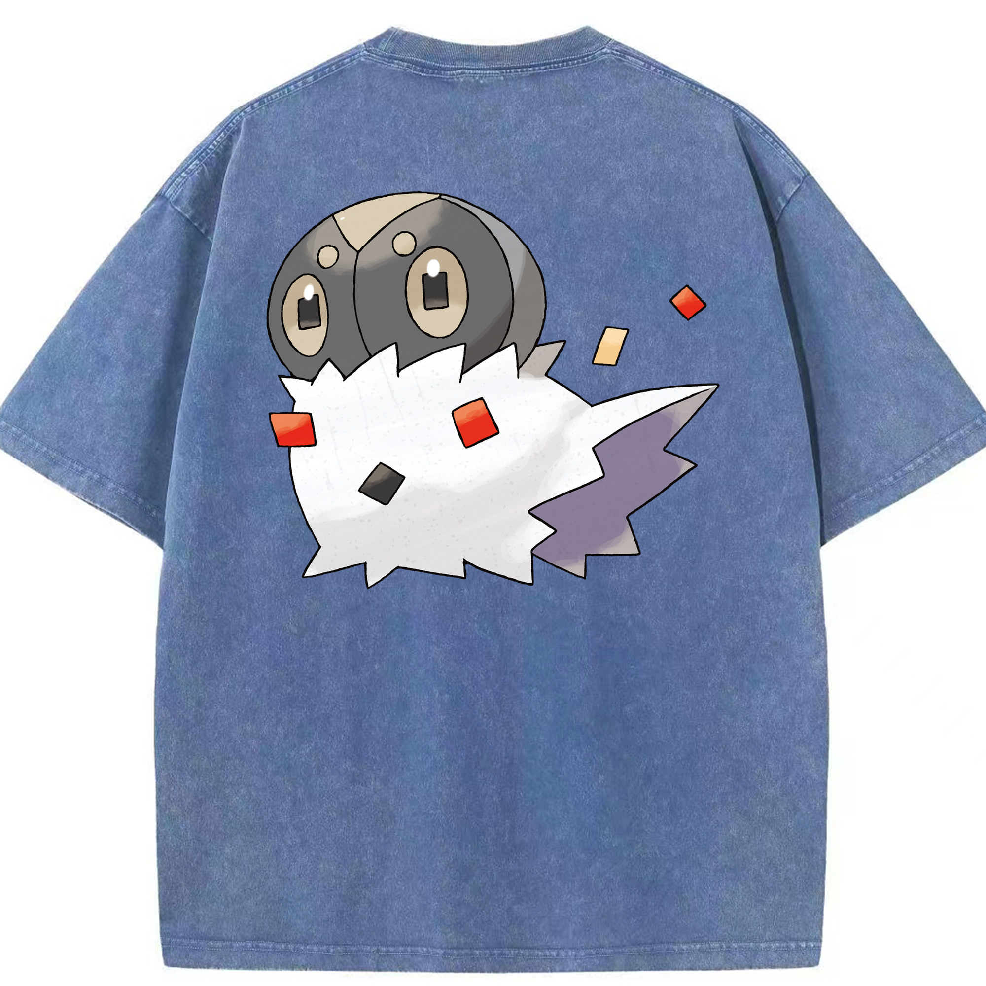 （画像用） ポケットモンスター Pokémon 綿100% ヴィンテージ風 半袖Tシャツ（背面プリント）