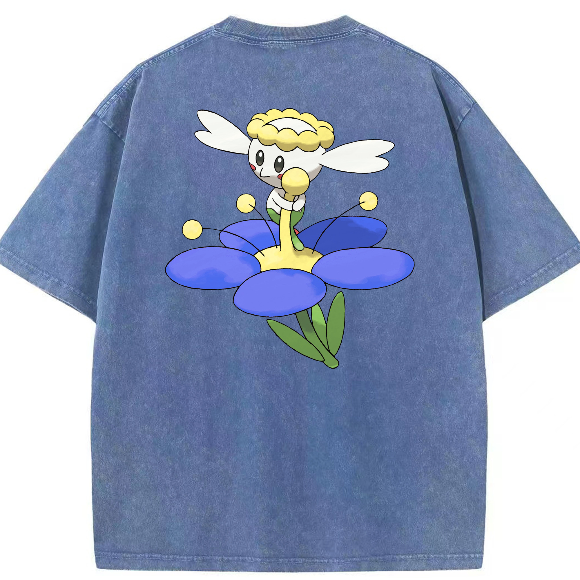 （画像用） ポケットモンスター Pokémon 綿100% ヴィンテージ風 半袖Tシャツ（背面プリント）