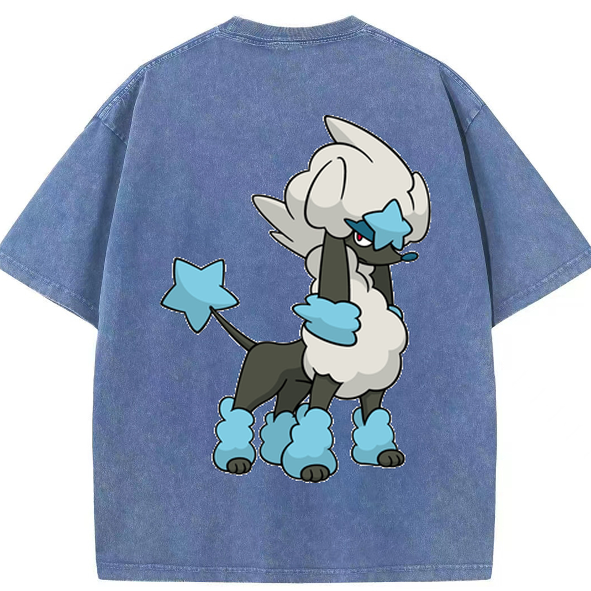 （画像用） ポケットモンスター Pokémon 綿100% ヴィンテージ風 半袖Tシャツ（背面プリント）