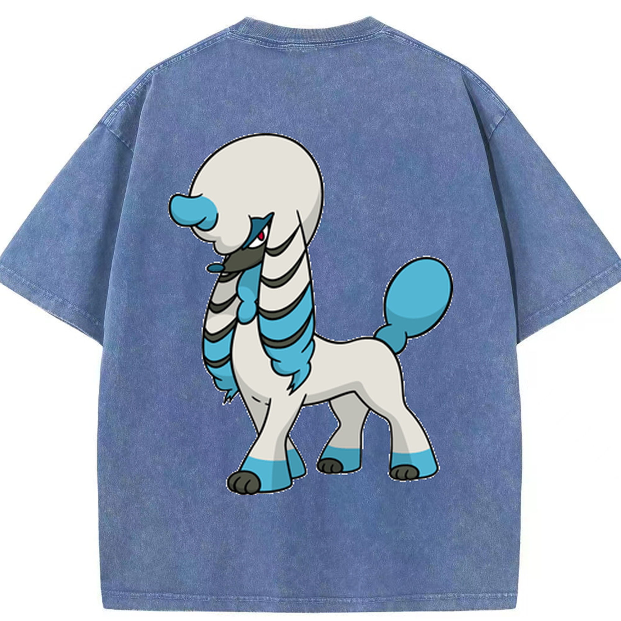 （画像用） ポケットモンスター Pokémon 綿100% ヴィンテージ風 半袖Tシャツ（背面プリント）
