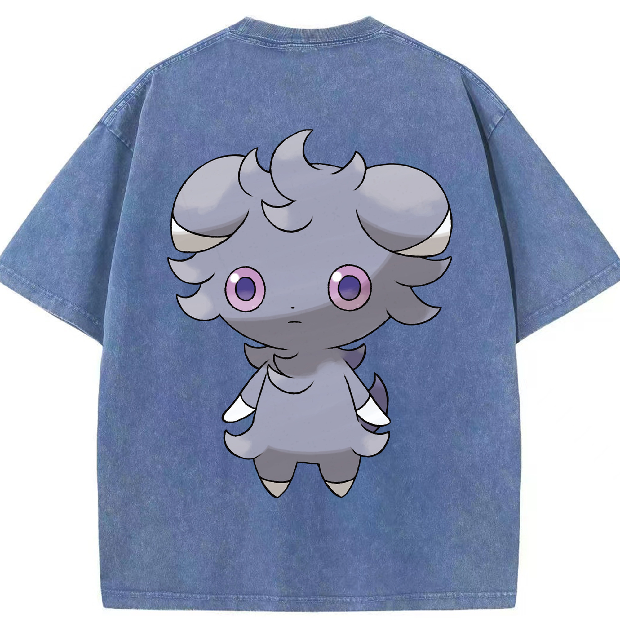 （画像用） ポケットモンスター Pokémon 綿100% ヴィンテージ風 半袖Tシャツ（背面プリント）