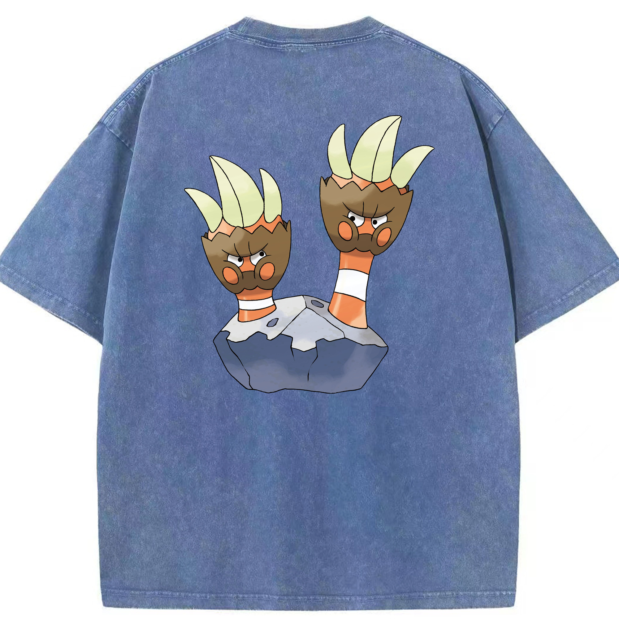 （画像用） ポケットモンスター Pokémon 綿100% ヴィンテージ風 半袖Tシャツ（背面プリント）