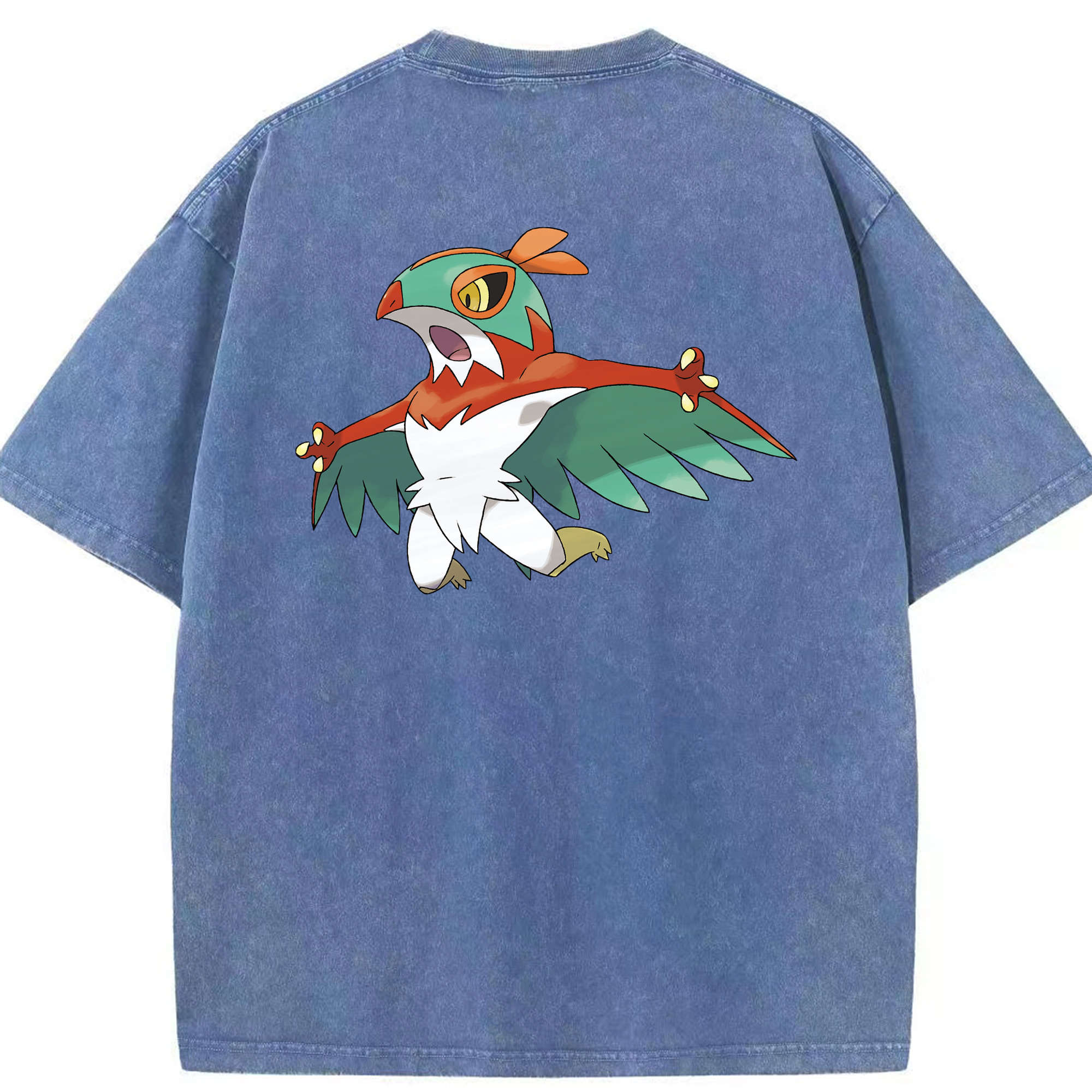 （画像用） ポケットモンスター Pokémon 綿100% ヴィンテージ風 半袖Tシャツ（背面プリント）
