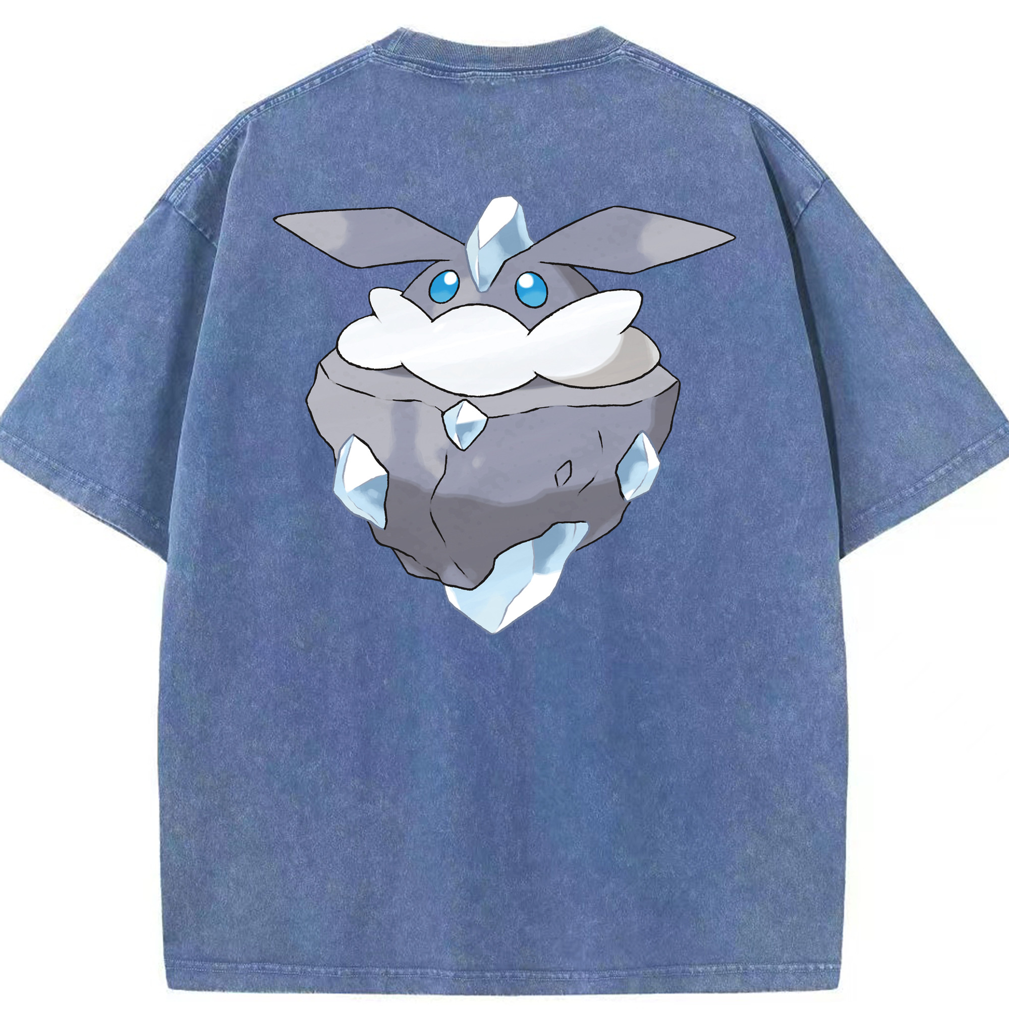 （画像用） ポケットモンスター Pokémon 綿100% ヴィンテージ風 半袖Tシャツ（背面プリント）