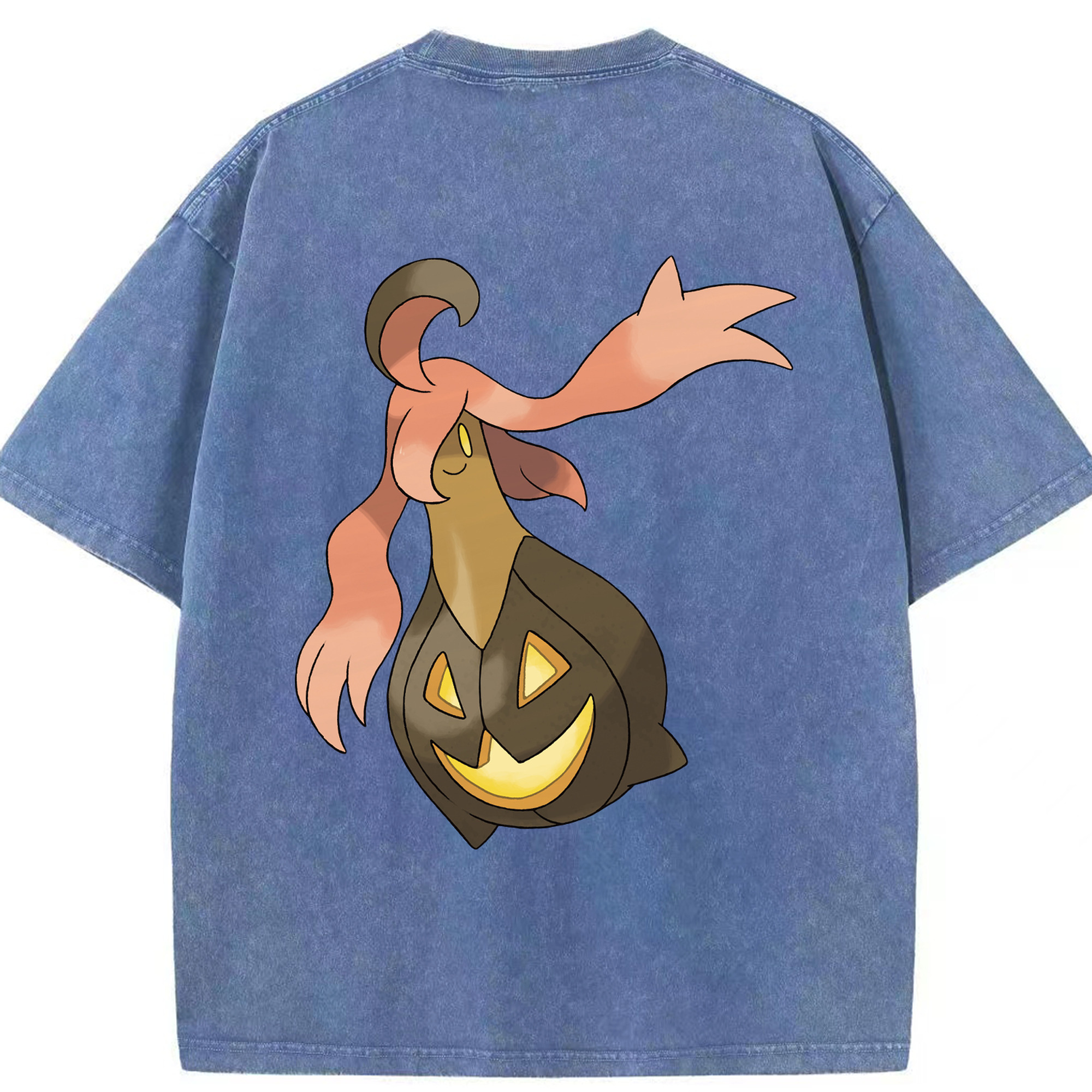 （画像用） ポケットモンスター Pokémon 綿100% ヴィンテージ風 半袖Tシャツ（背面プリント）