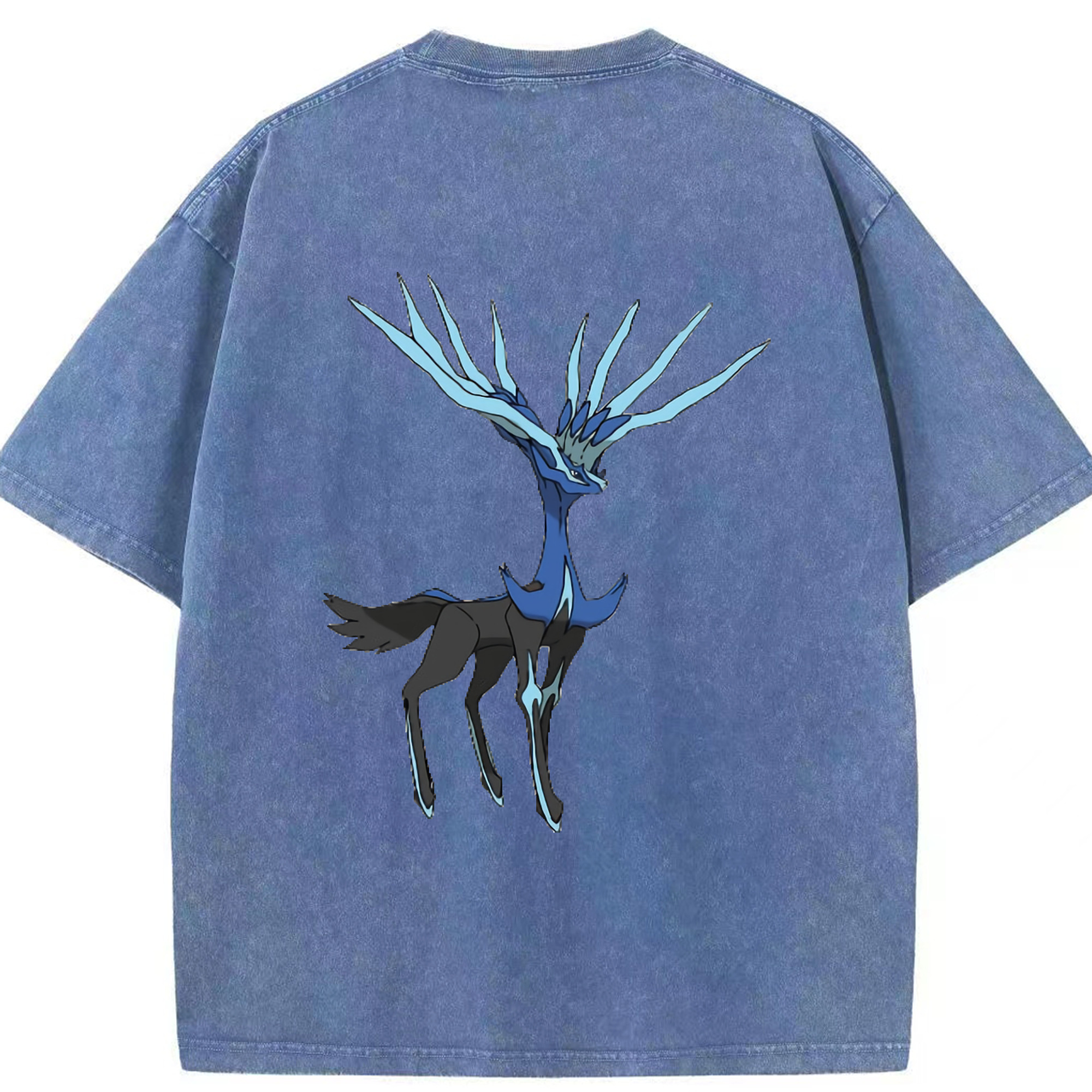 （画像用） ポケットモンスター Pokémon 綿100% ヴィンテージ風 半袖Tシャツ（背面プリント）