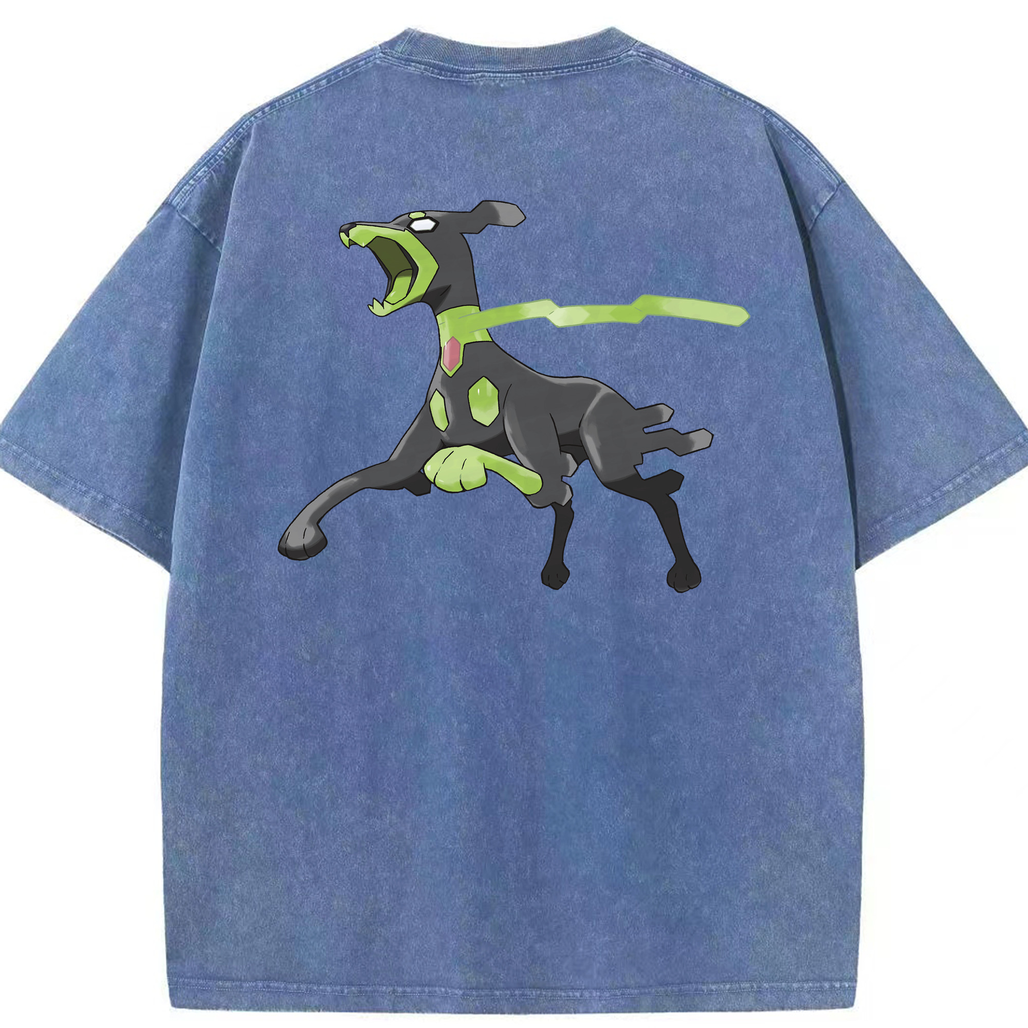 （画像用） ポケットモンスター Pokémon 綿100% ヴィンテージ風 半袖Tシャツ（背面プリント）
