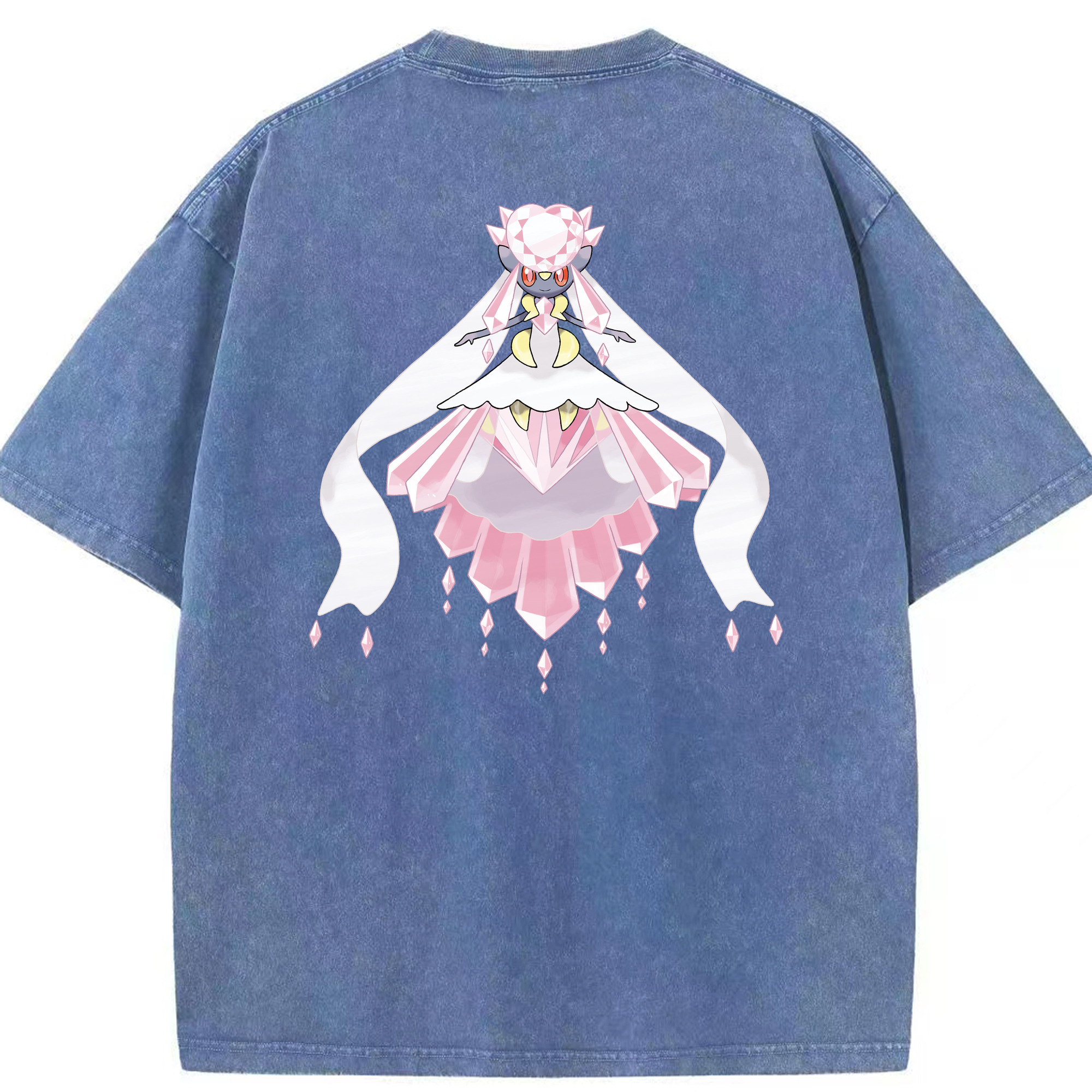 （画像用） ポケットモンスター Pokémon 綿100% ヴィンテージ風 半袖Tシャツ（背面プリント）
