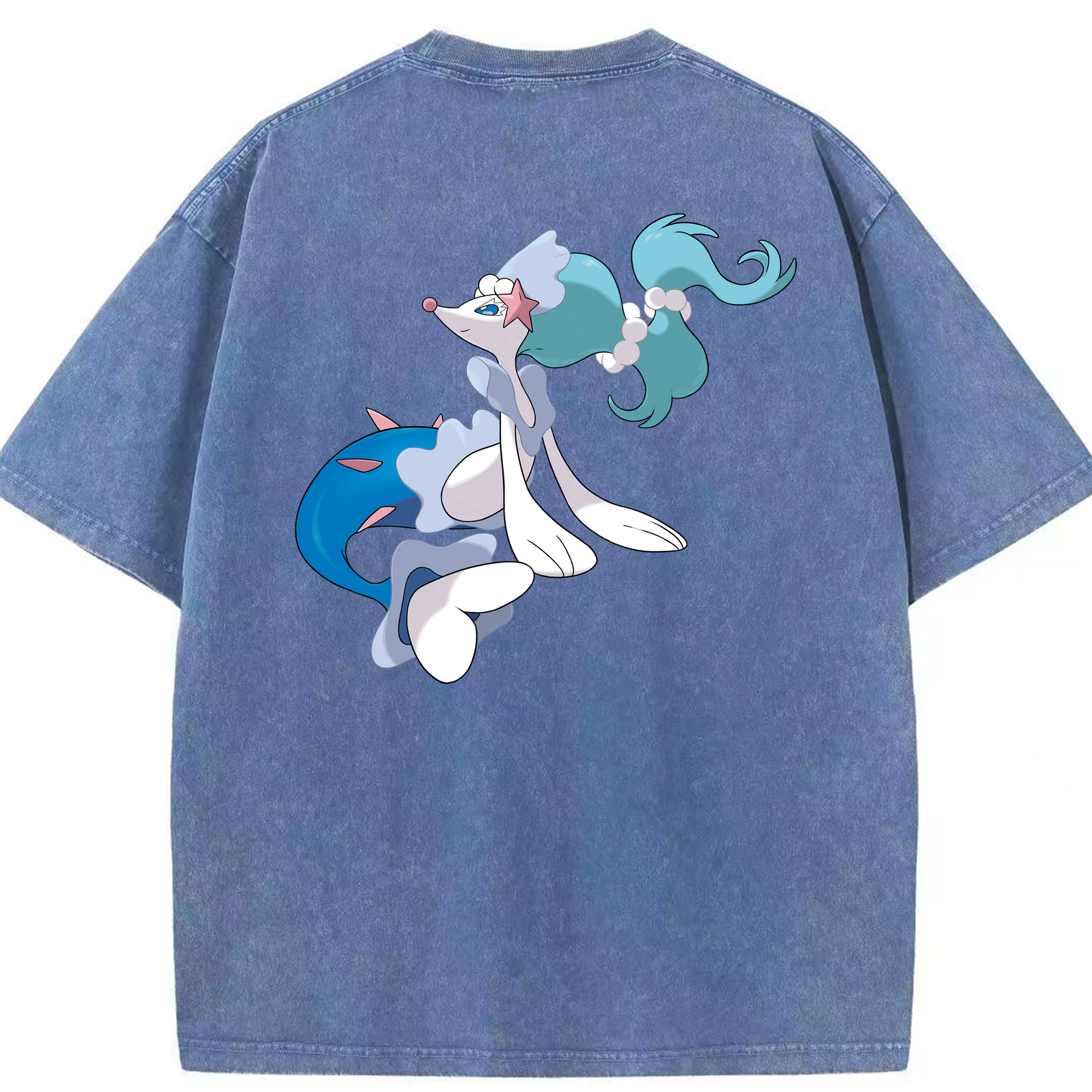 （画像用） ポケットモンスター Pokémon 綿100% ヴィンテージ風 半袖Tシャツ（背面プリント）