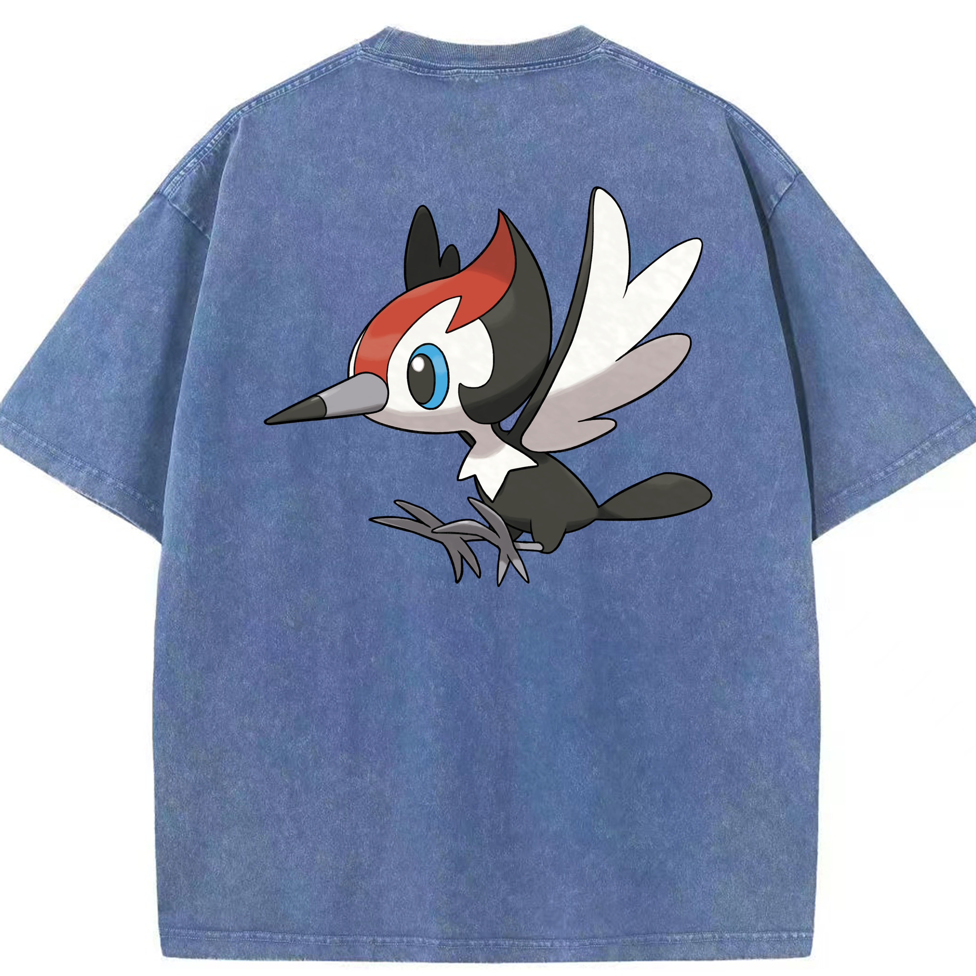 （画像用） ポケットモンスター Pokémon 綿100% ヴィンテージ風 半袖Tシャツ（背面プリント）