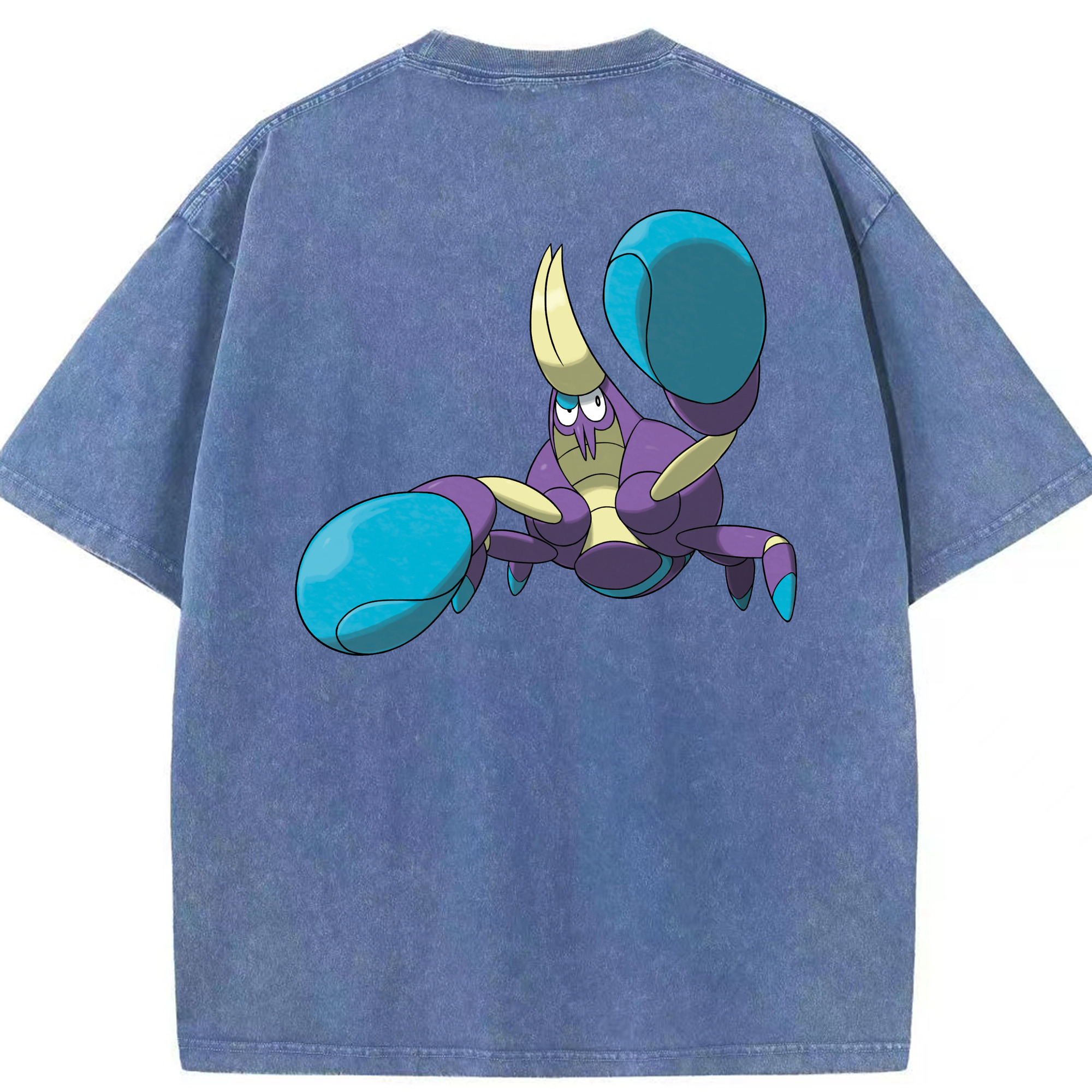 （画像用） ポケットモンスター Pokémon 綿100% ヴィンテージ風 半袖Tシャツ（背面プリント）