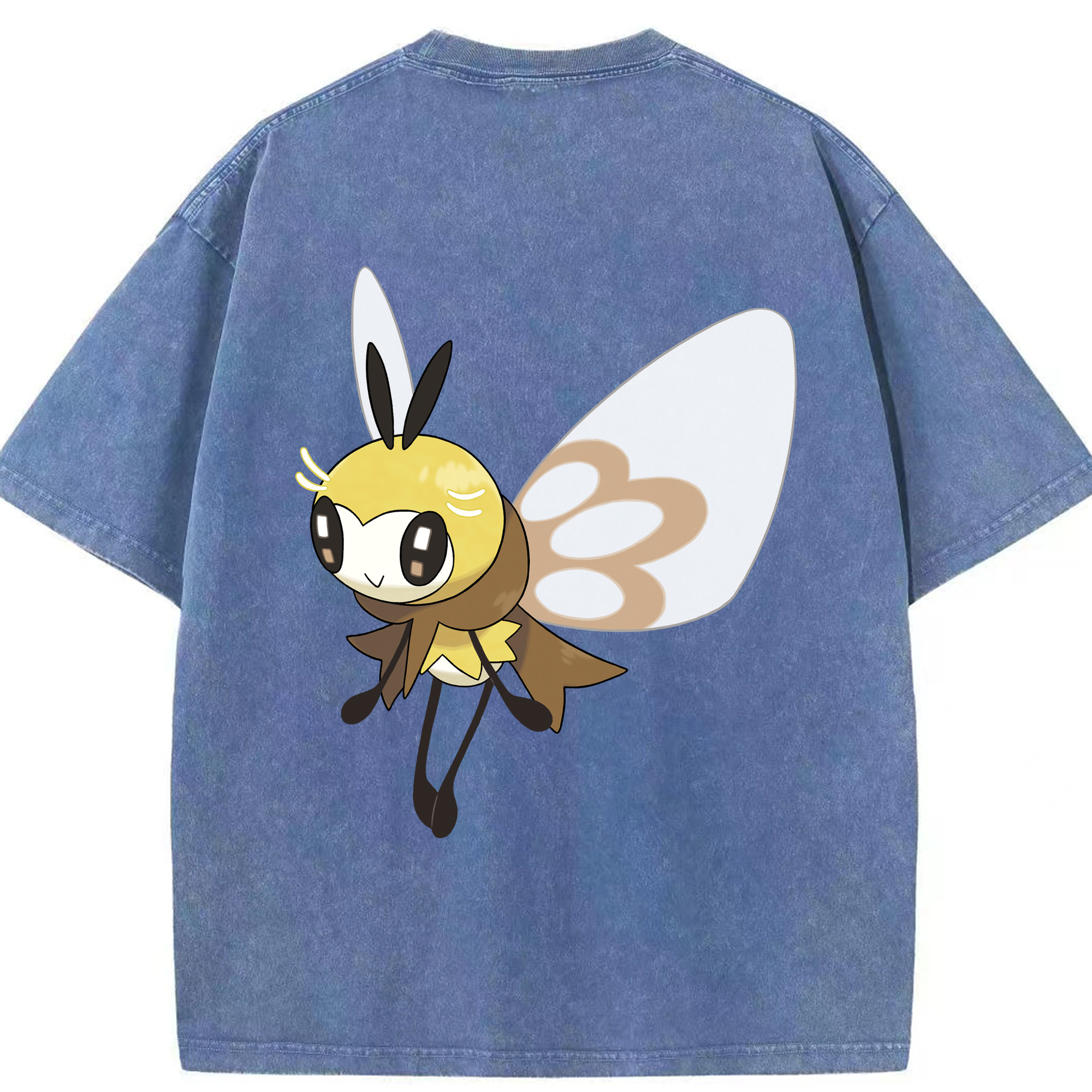 （画像用） ポケットモンスター Pokémon 綿100% ヴィンテージ風 半袖Tシャツ（背面プリント）