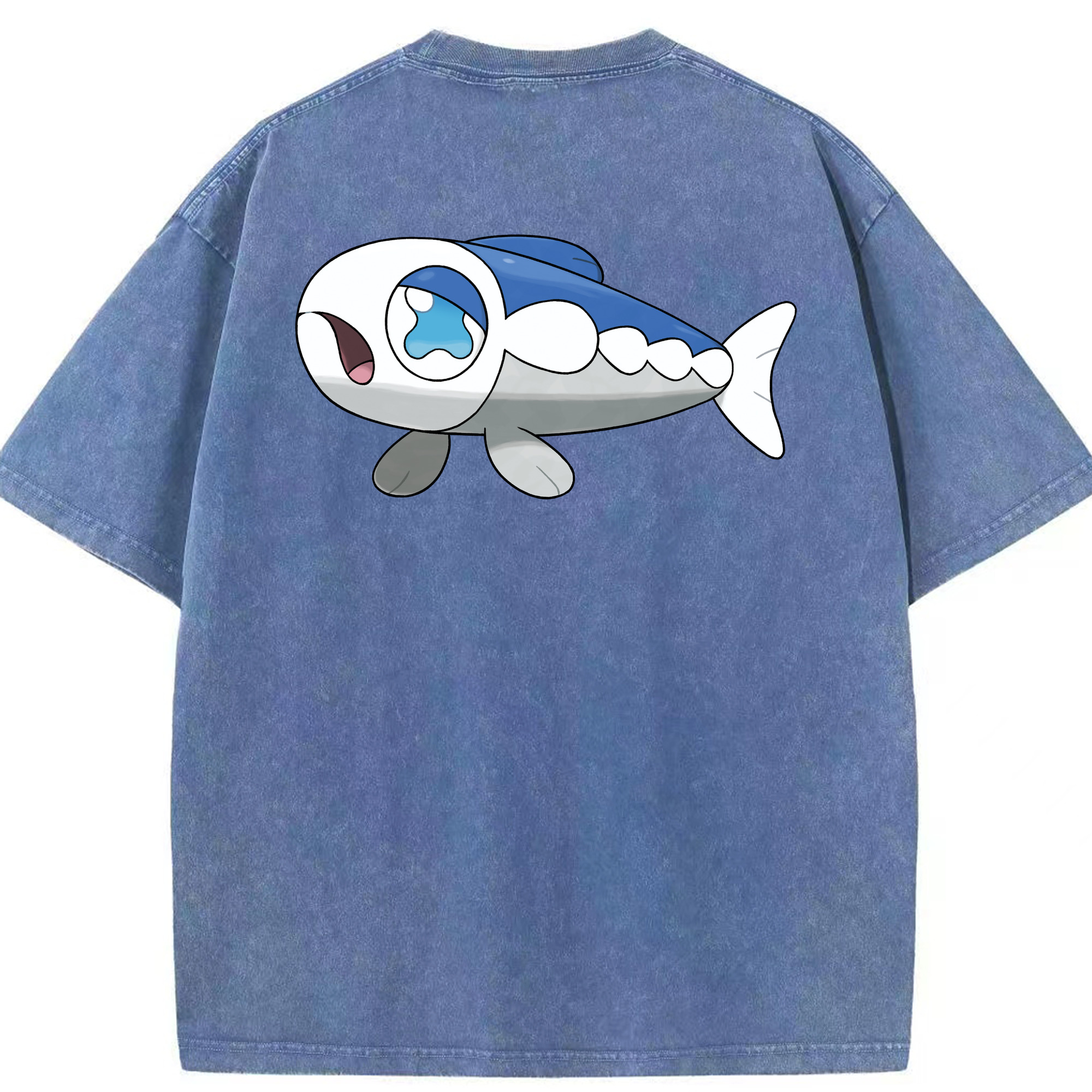 （画像用） ポケットモンスター Pokémon 綿100% ヴィンテージ風 半袖Tシャツ（背面プリント）