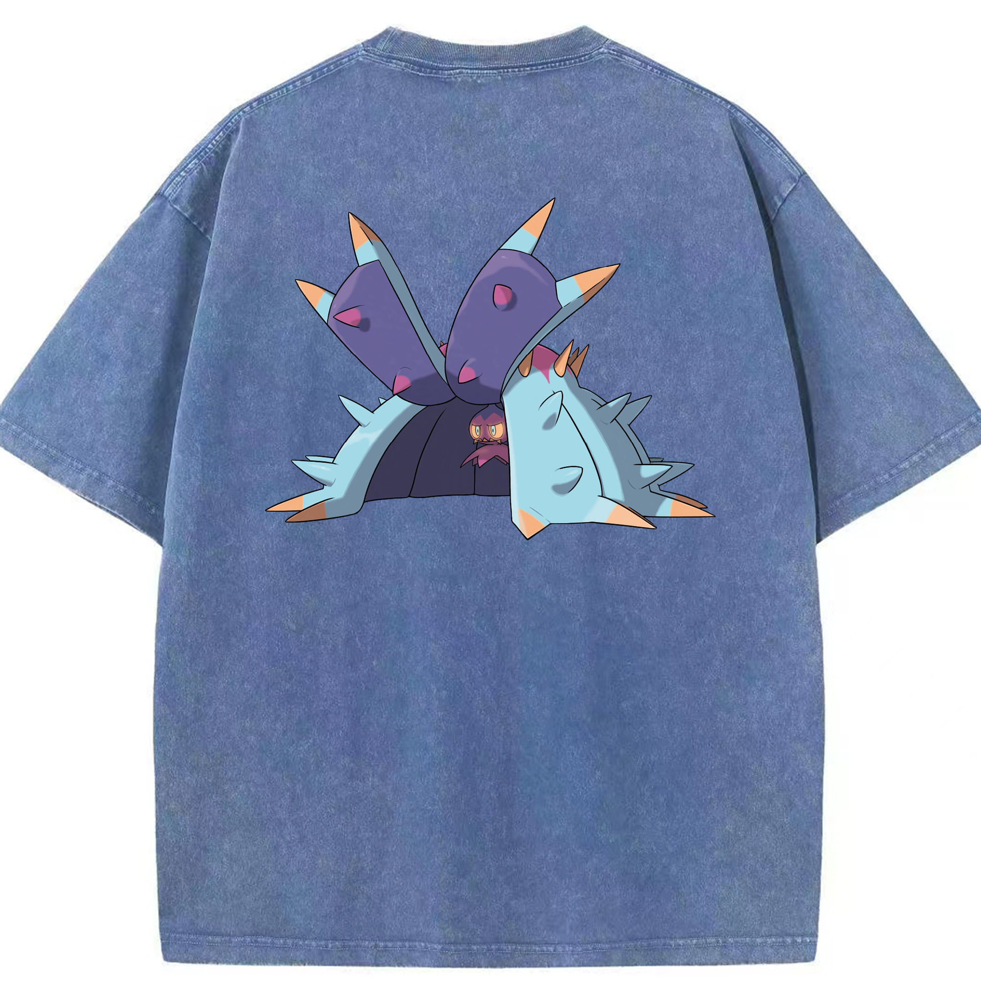 （画像用） ポケットモンスター Pokémon 綿100% ヴィンテージ風 半袖Tシャツ（背面プリント）