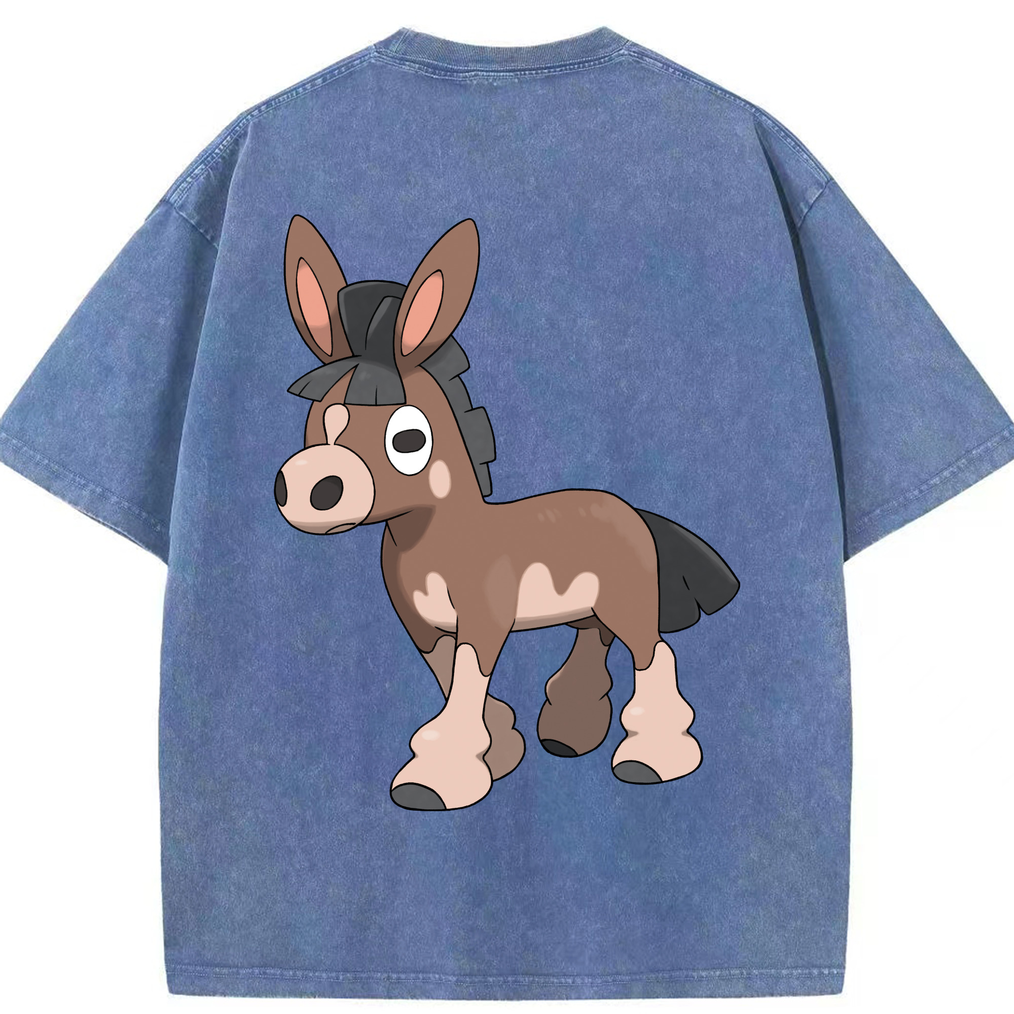 （画像用） ポケットモンスター Pokémon 綿100% ヴィンテージ風 半袖Tシャツ（背面プリント）