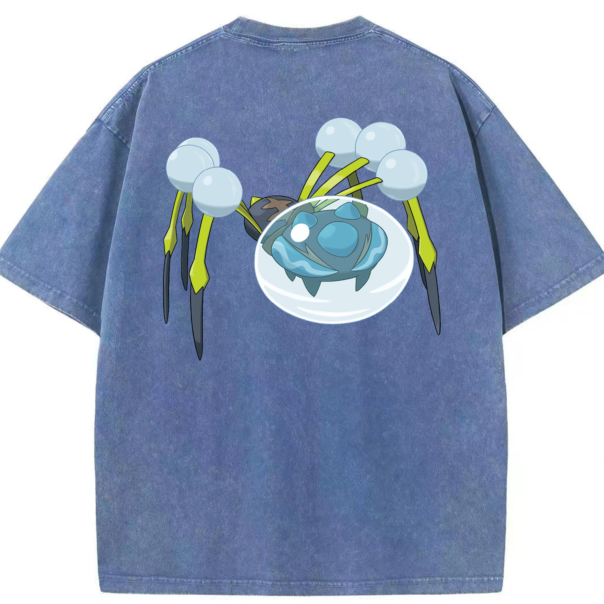 （画像用） ポケットモンスター Pokémon 綿100% ヴィンテージ風 半袖Tシャツ（背面プリント）
