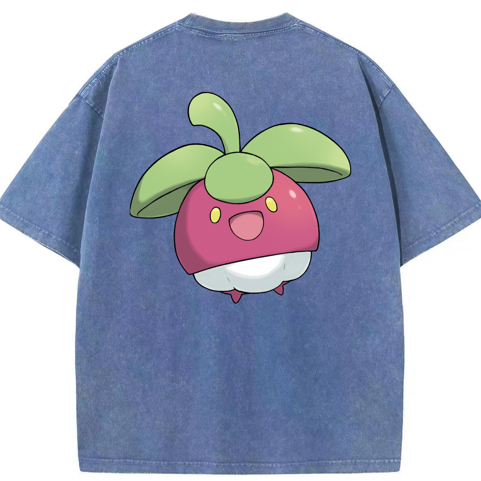（画像用） ポケットモンスター Pokémon 綿100% ヴィンテージ風 半袖Tシャツ（背面プリント）