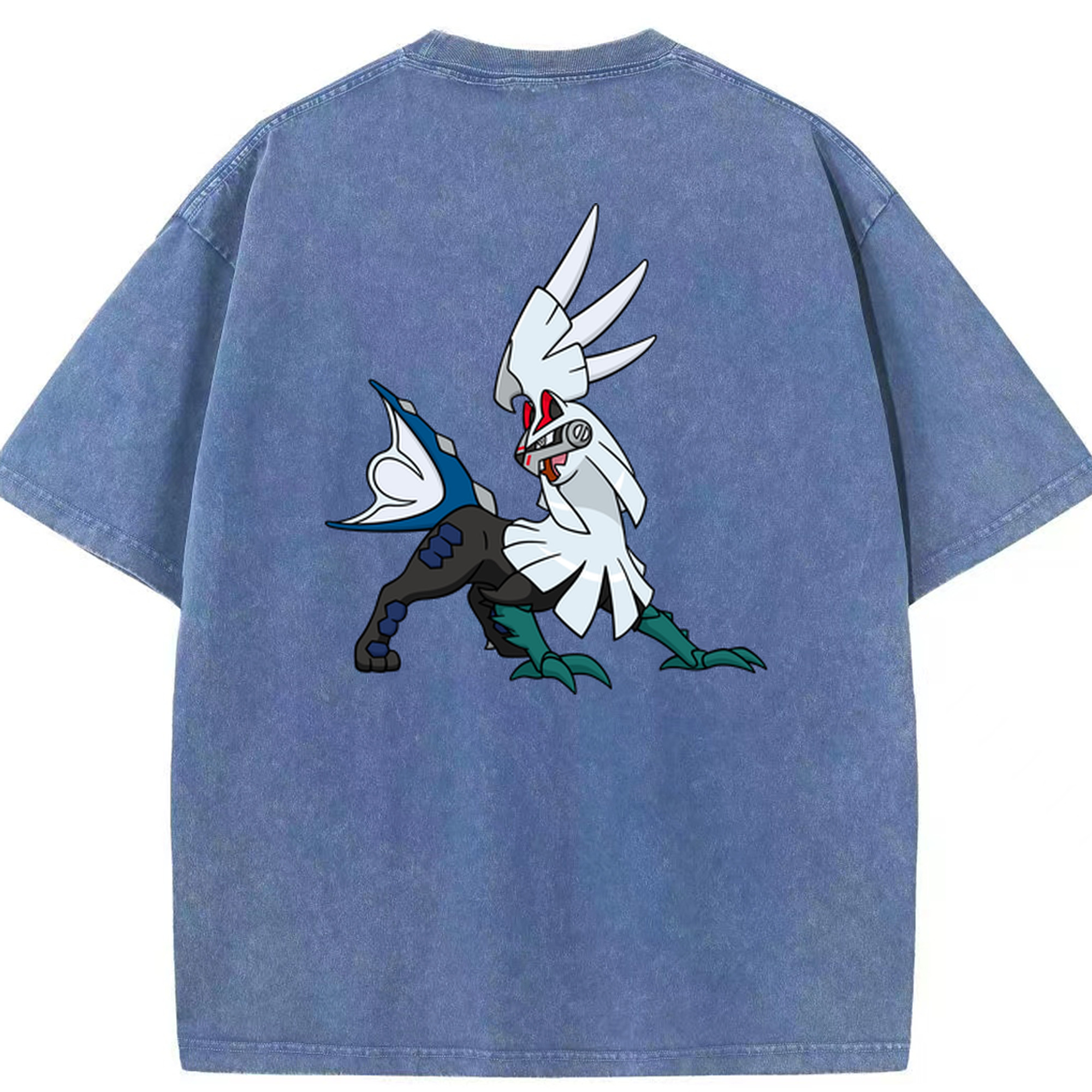 （画像用） ポケットモンスター Pokémon 綿100% ヴィンテージ風 半袖Tシャツ（背面プリント）