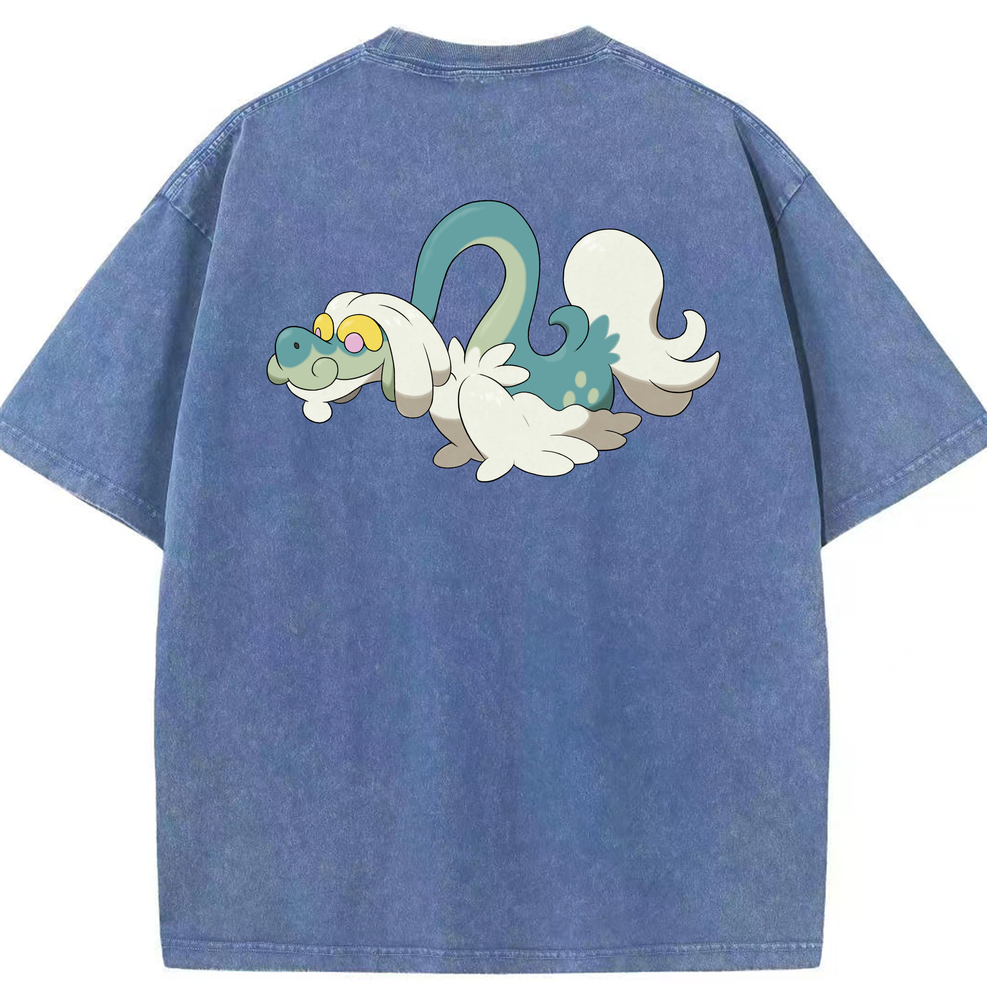 （画像用） ポケットモンスター Pokémon 綿100% ヴィンテージ風 半袖Tシャツ（背面プリント）