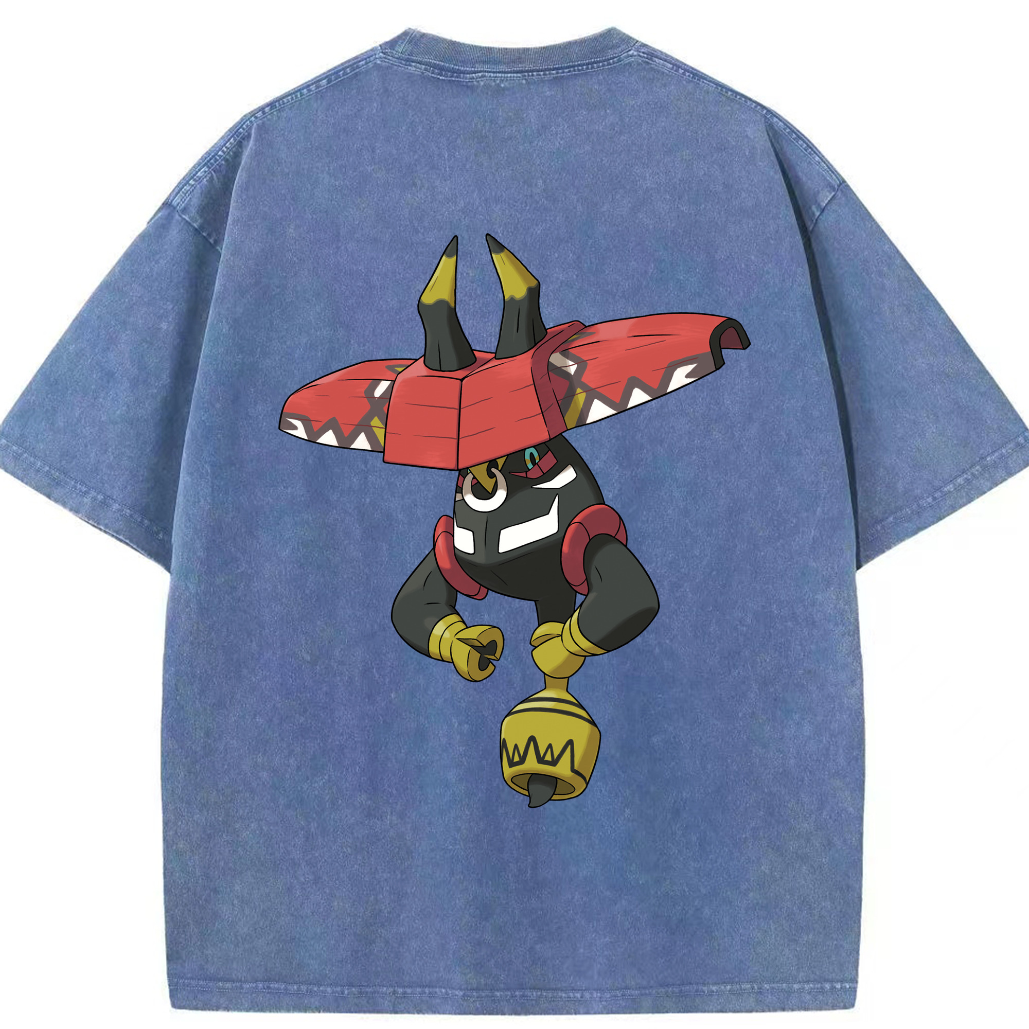 （画像用） ポケットモンスター Pokémon 綿100% ヴィンテージ風 半袖Tシャツ（背面プリント）