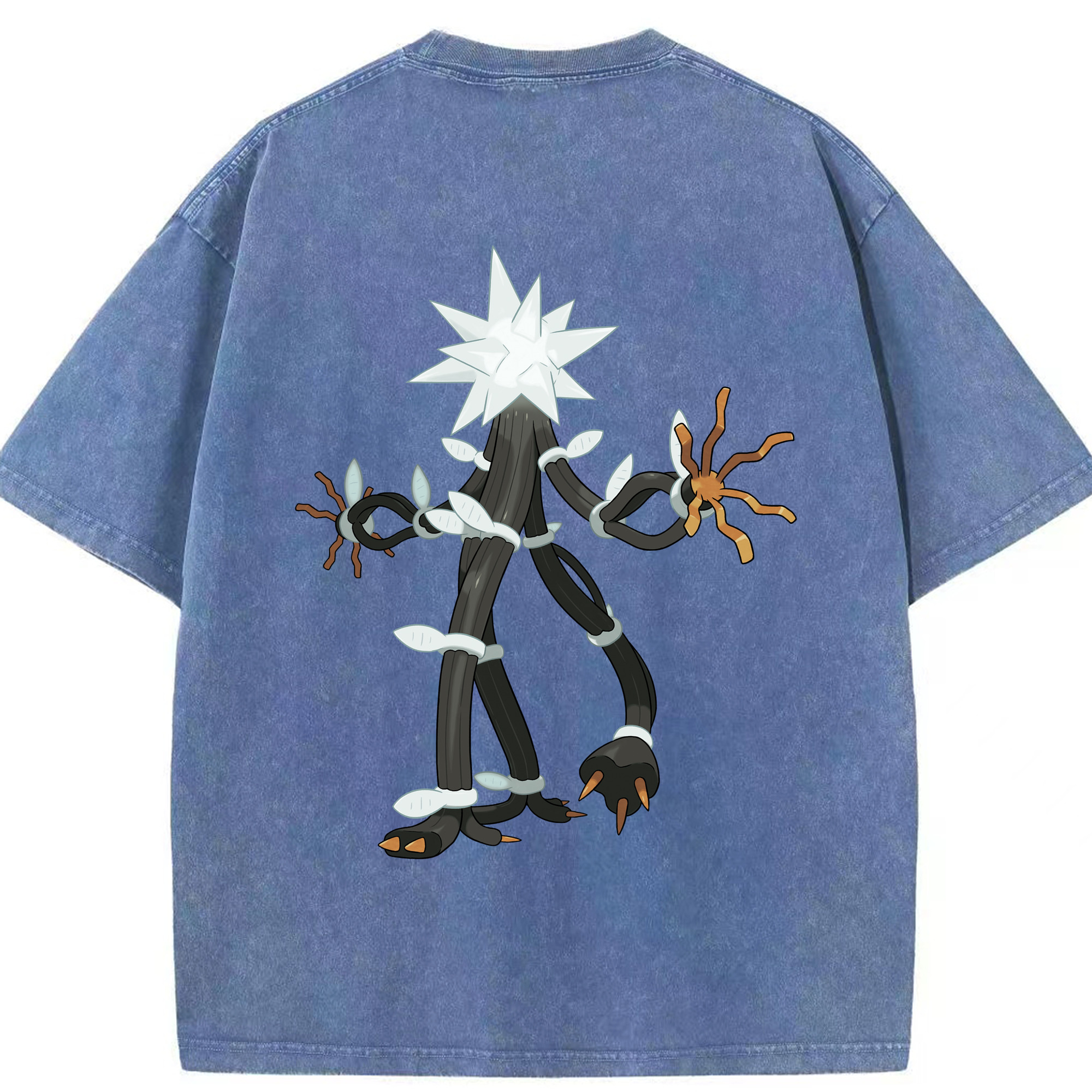 （画像用） ポケットモンスター Pokémon 綿100% ヴィンテージ風 半袖Tシャツ（背面プリント）