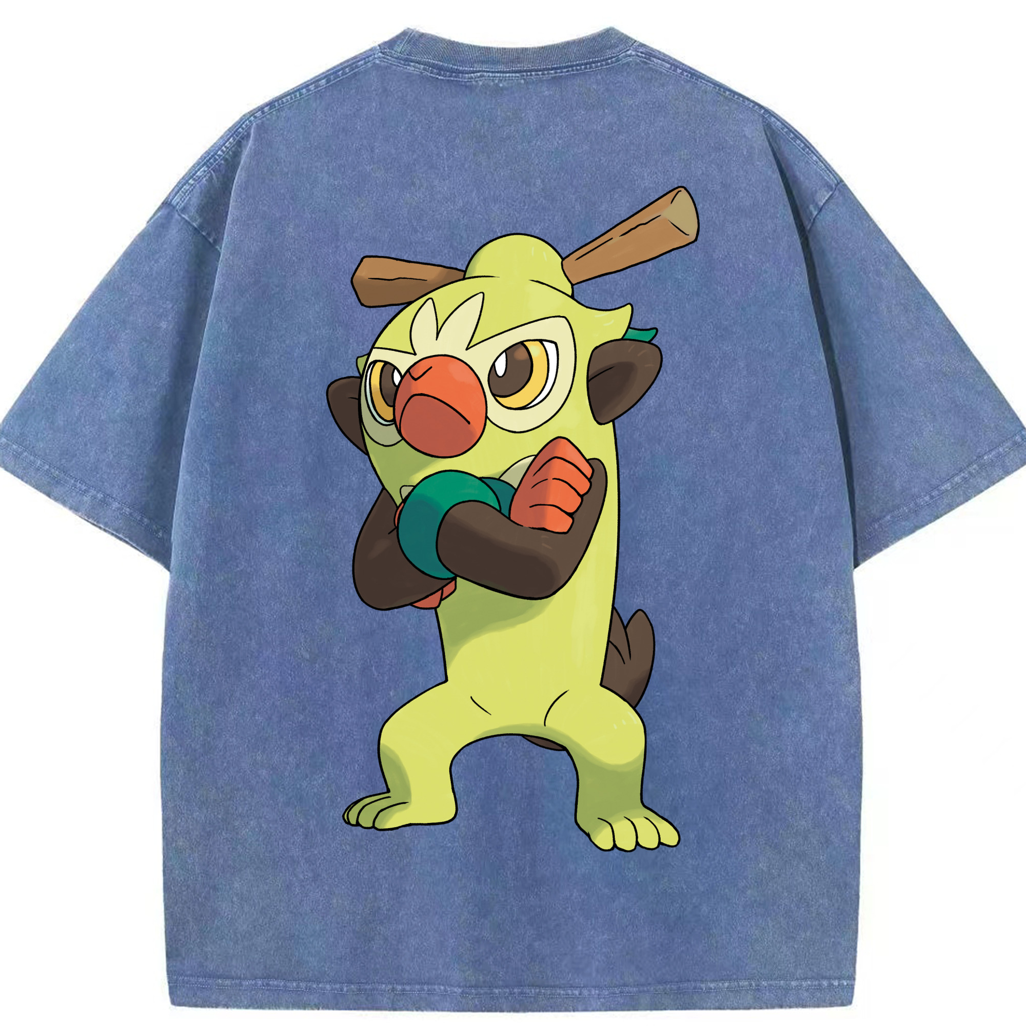 （画像用） ポケットモンスター Pokémon 綿100% ヴィンテージ風 半袖Tシャツ（背面プリント）