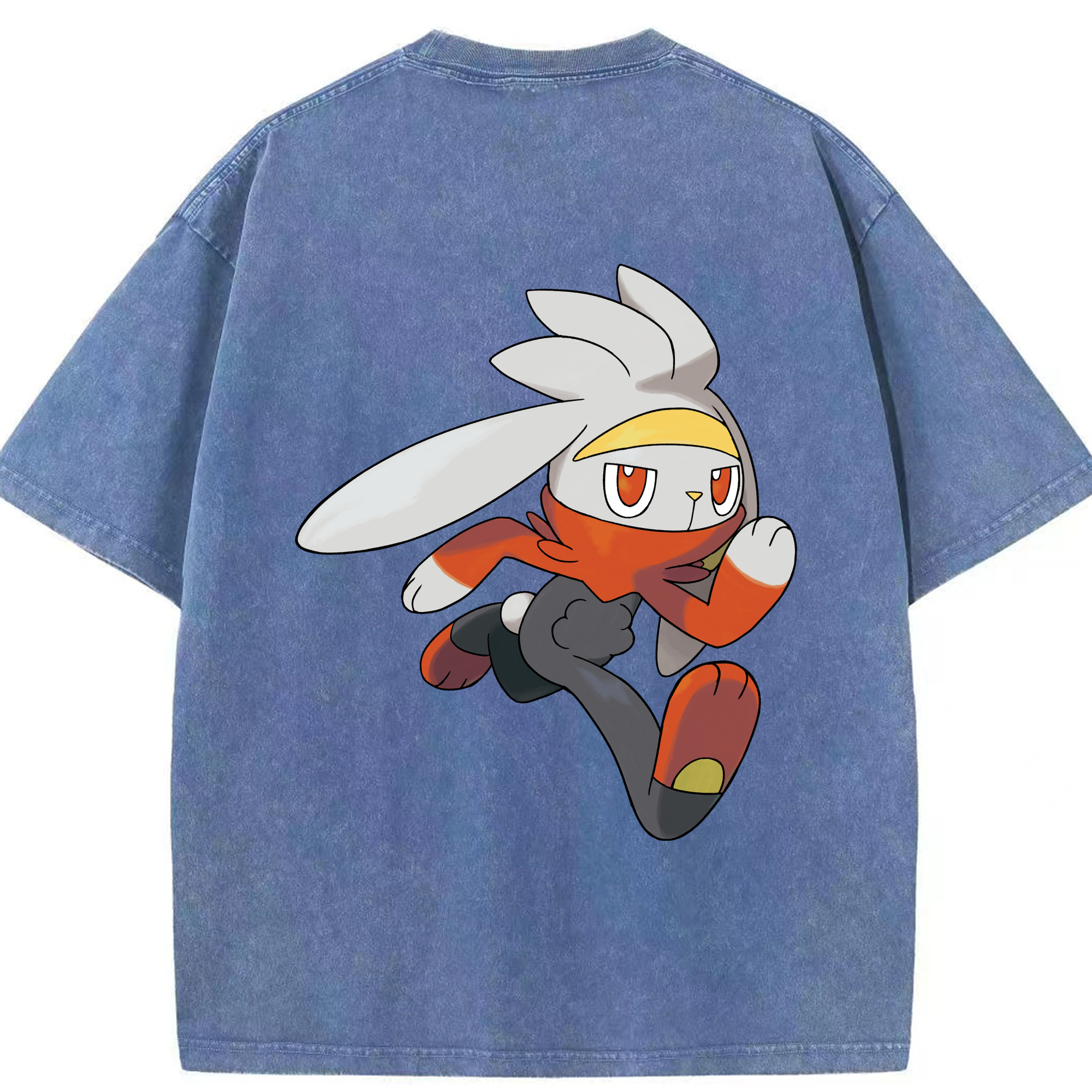 （画像用） ポケットモンスター Pokémon 綿100% ヴィンテージ風 半袖Tシャツ（背面プリント）