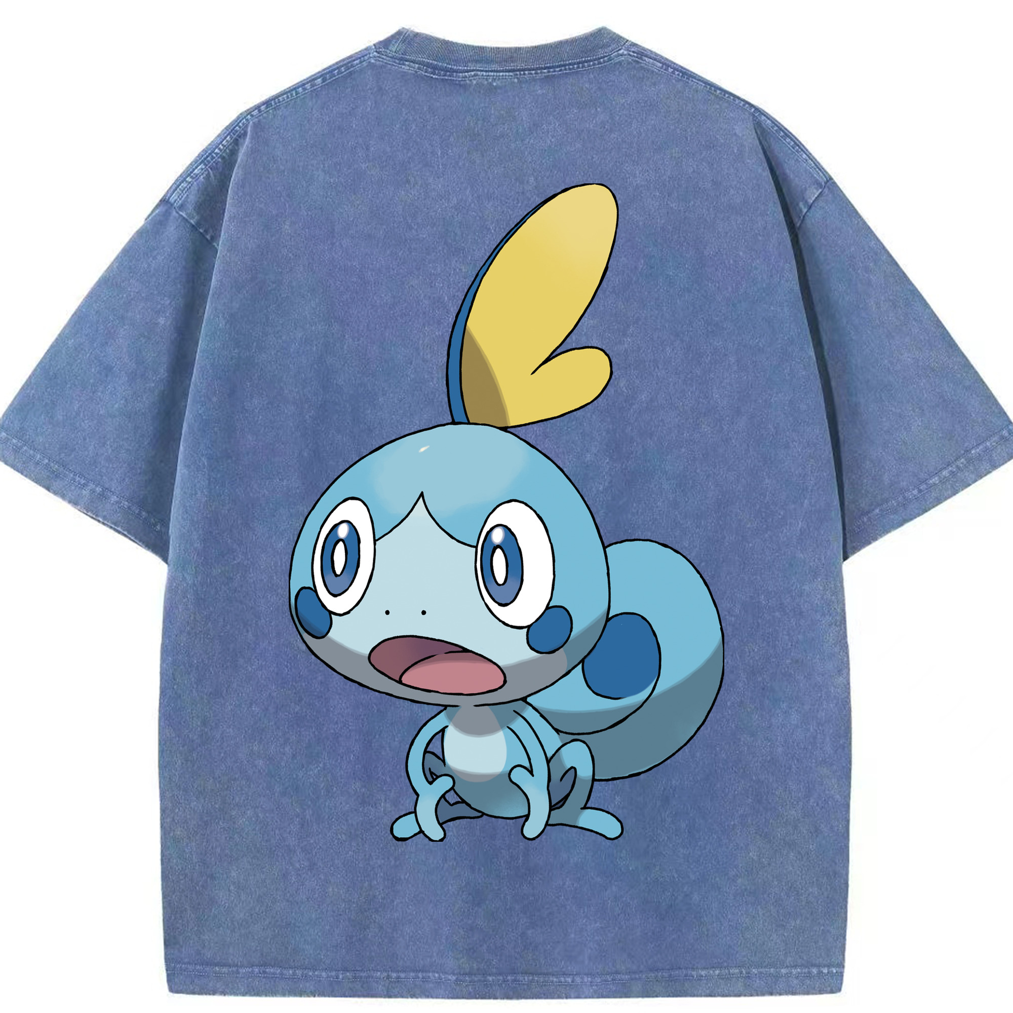 （画像用） ポケットモンスター Pokémon 綿100% ヴィンテージ風 半袖Tシャツ（背面プリント）
