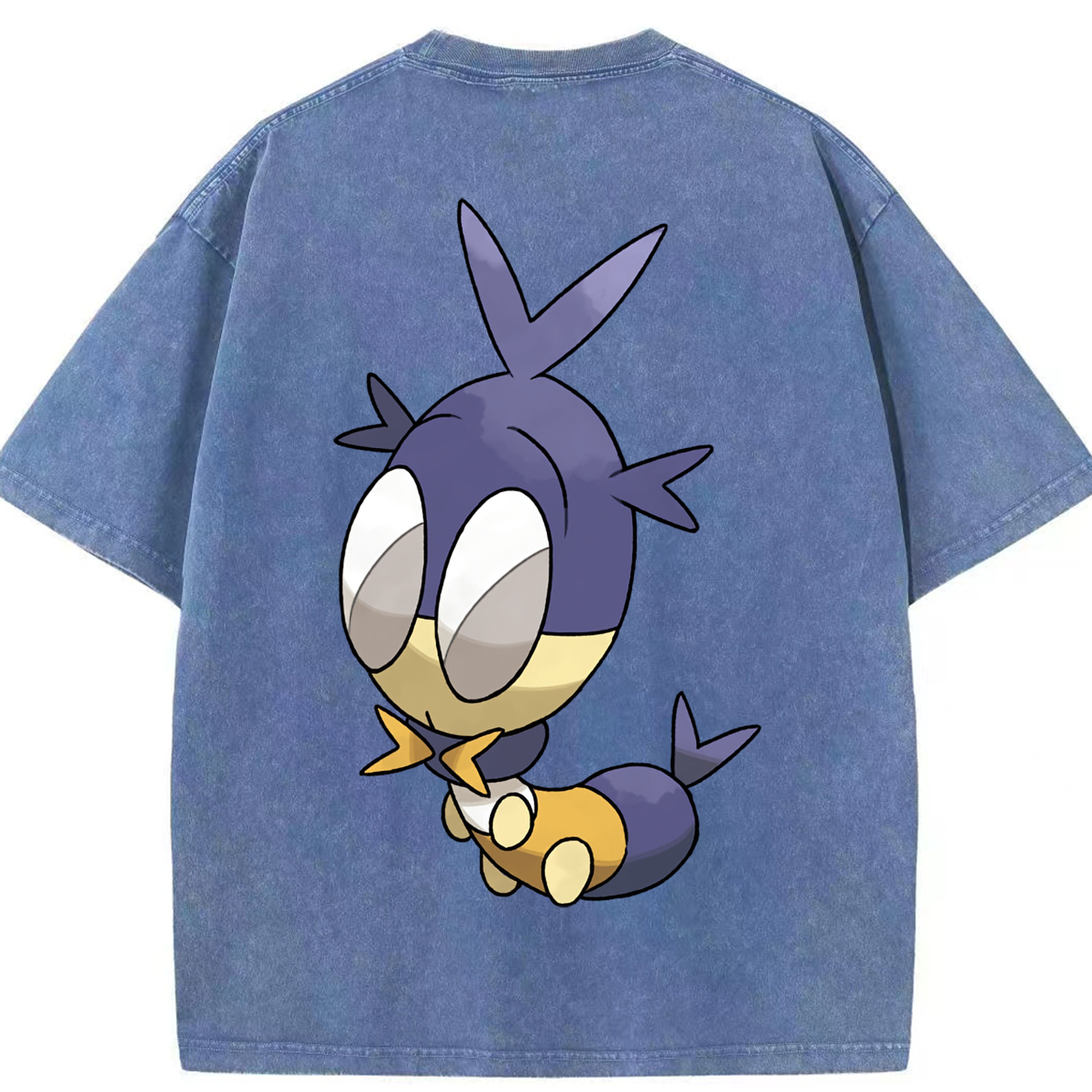 （画像用） ポケットモンスター Pokémon 綿100% ヴィンテージ風 半袖Tシャツ（背面プリント）