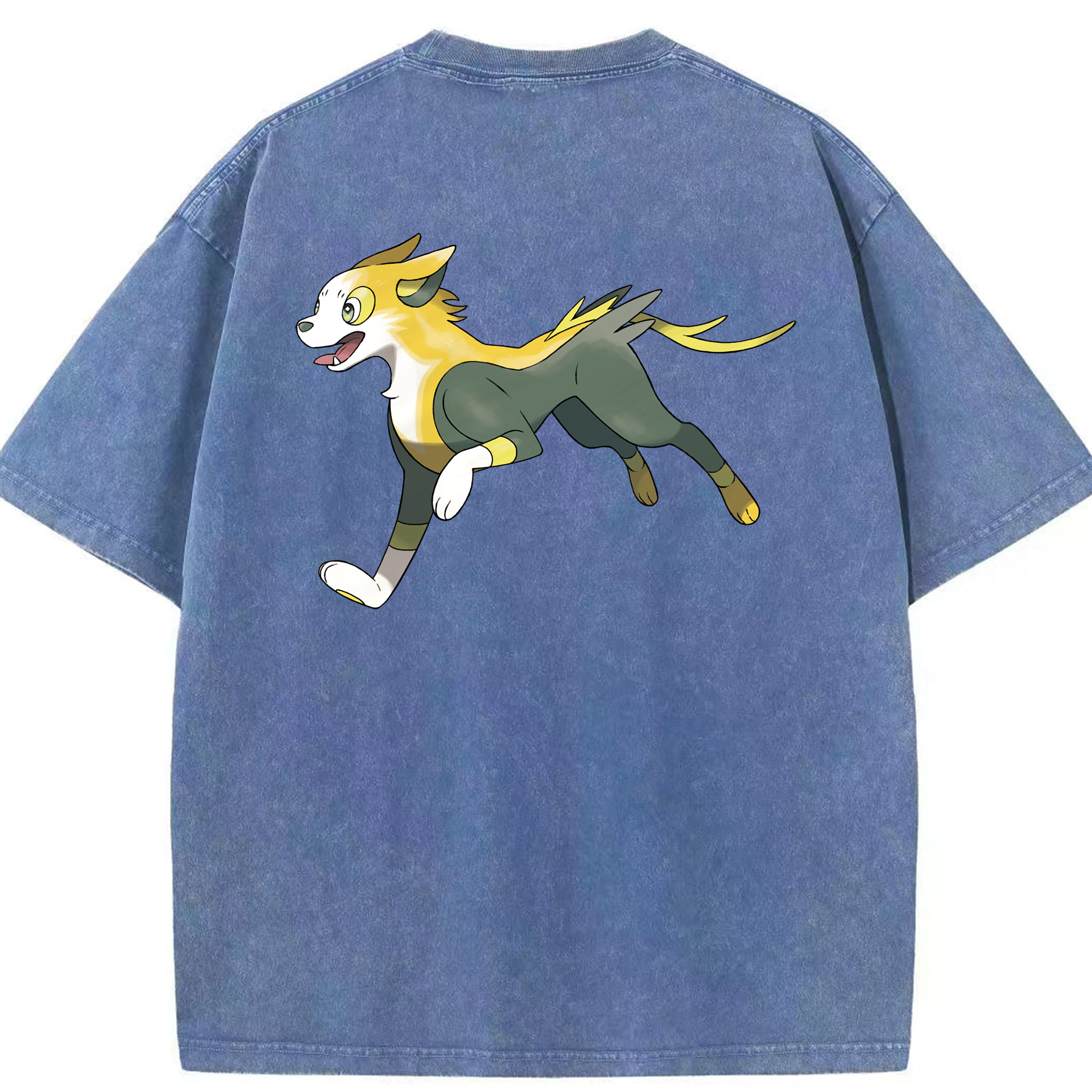 （画像用） ポケットモンスター Pokémon 綿100% ヴィンテージ風 半袖Tシャツ（背面プリント）