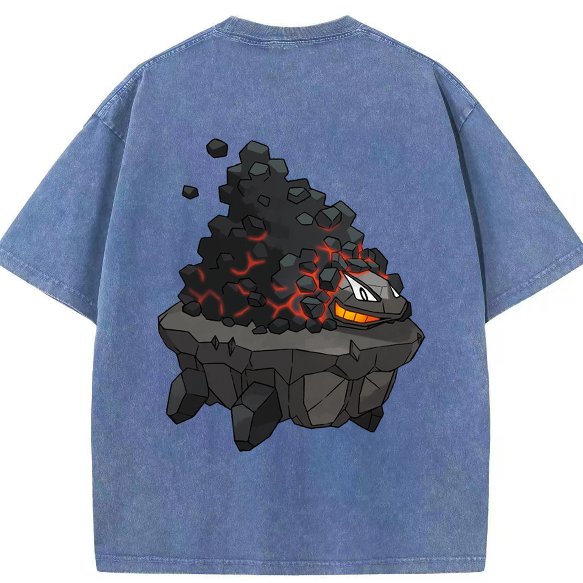 （画像用） ポケットモンスター Pokémon 綿100% ヴィンテージ風 半袖Tシャツ（背面プリント）