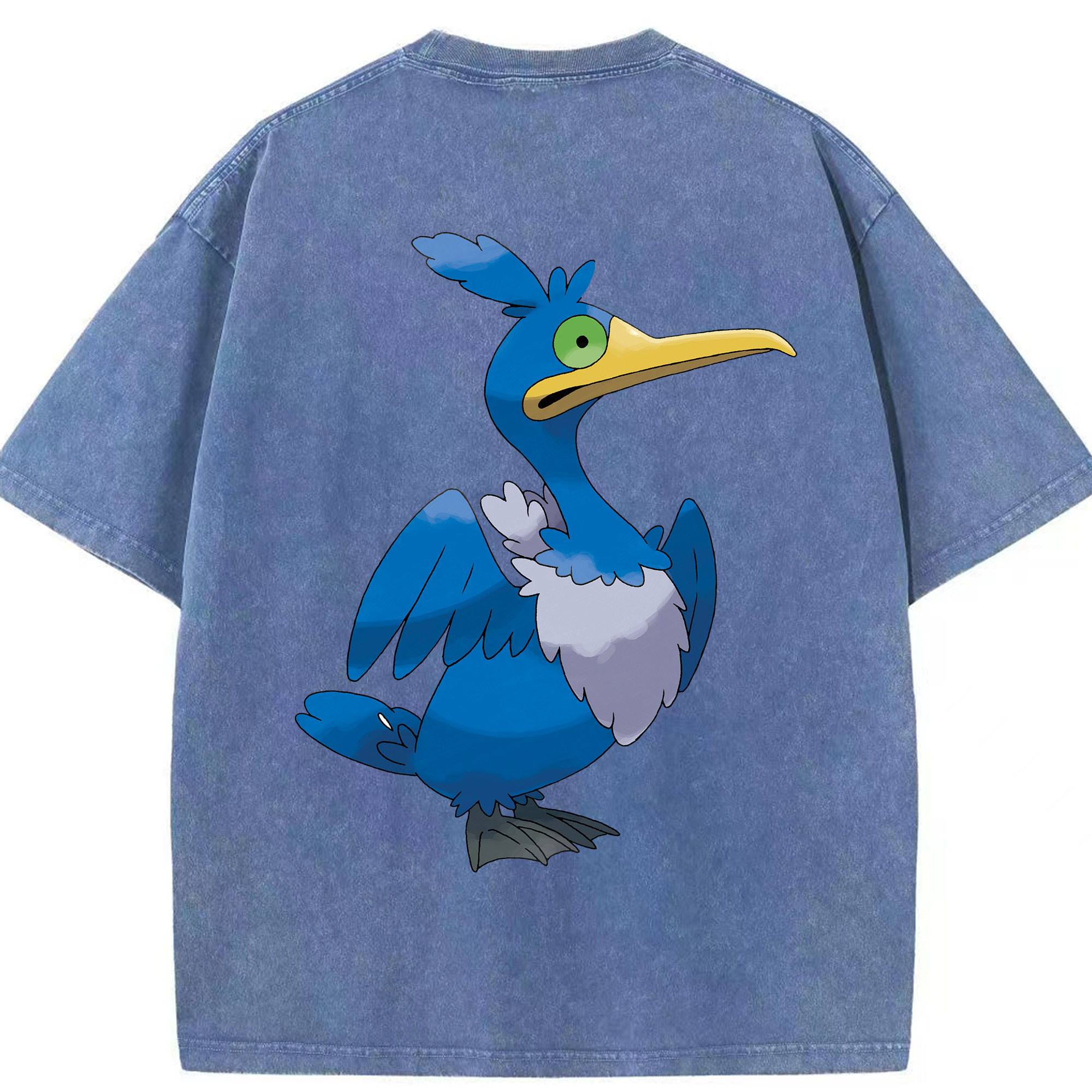 （画像用） ポケットモンスター Pokémon 綿100% ヴィンテージ風 半袖Tシャツ（背面プリント）