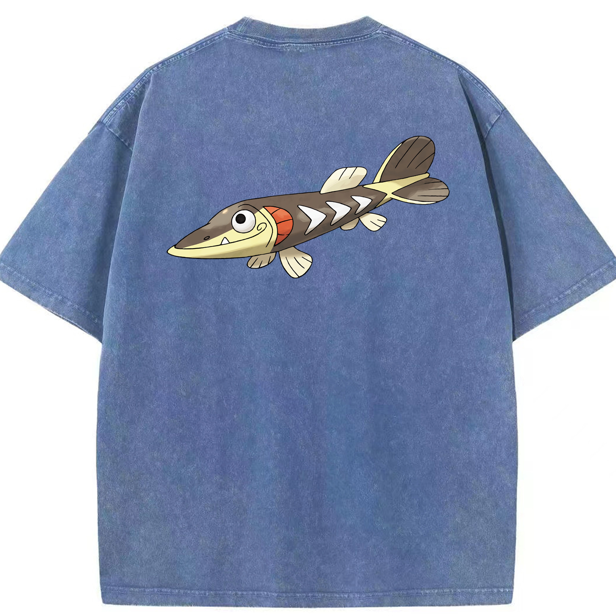 （画像用） ポケットモンスター Pokémon 綿100% ヴィンテージ風 半袖Tシャツ（背面プリント）