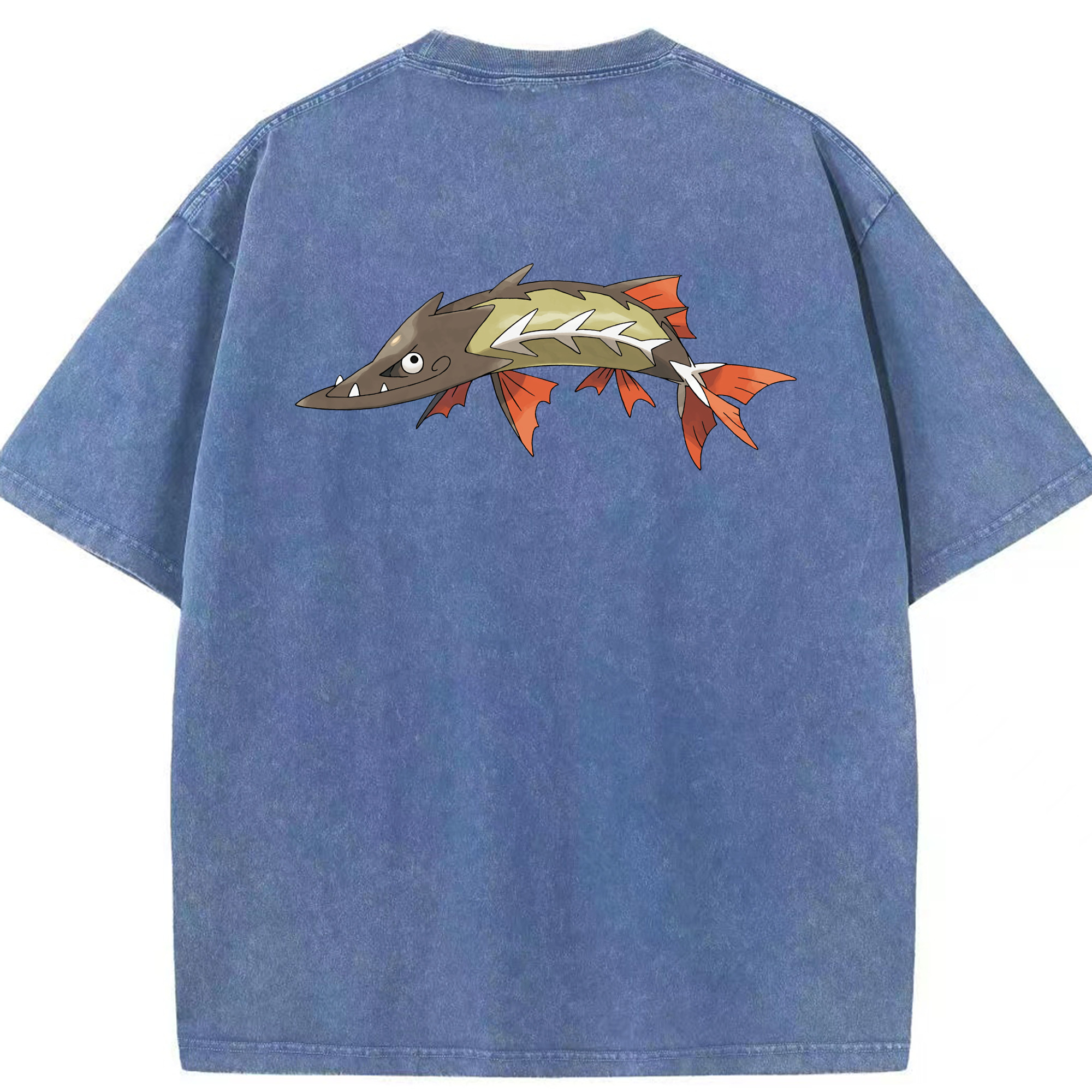 （画像用） ポケットモンスター Pokémon 綿100% ヴィンテージ風 半袖Tシャツ（背面プリント）
