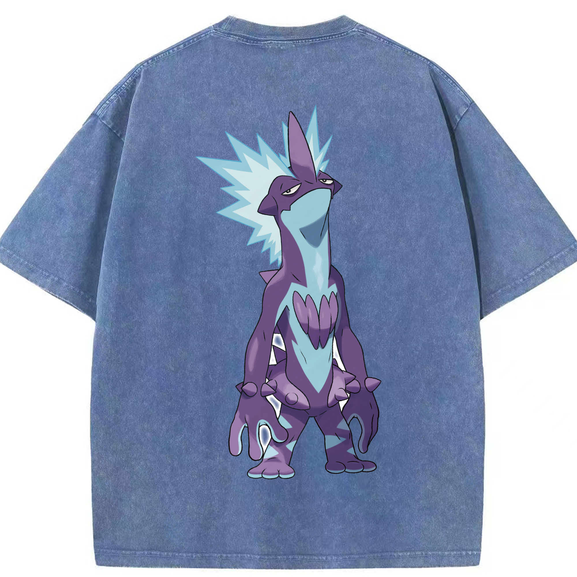 （画像用） ポケットモンスター Pokémon 綿100% ヴィンテージ風 半袖Tシャツ（背面プリント）